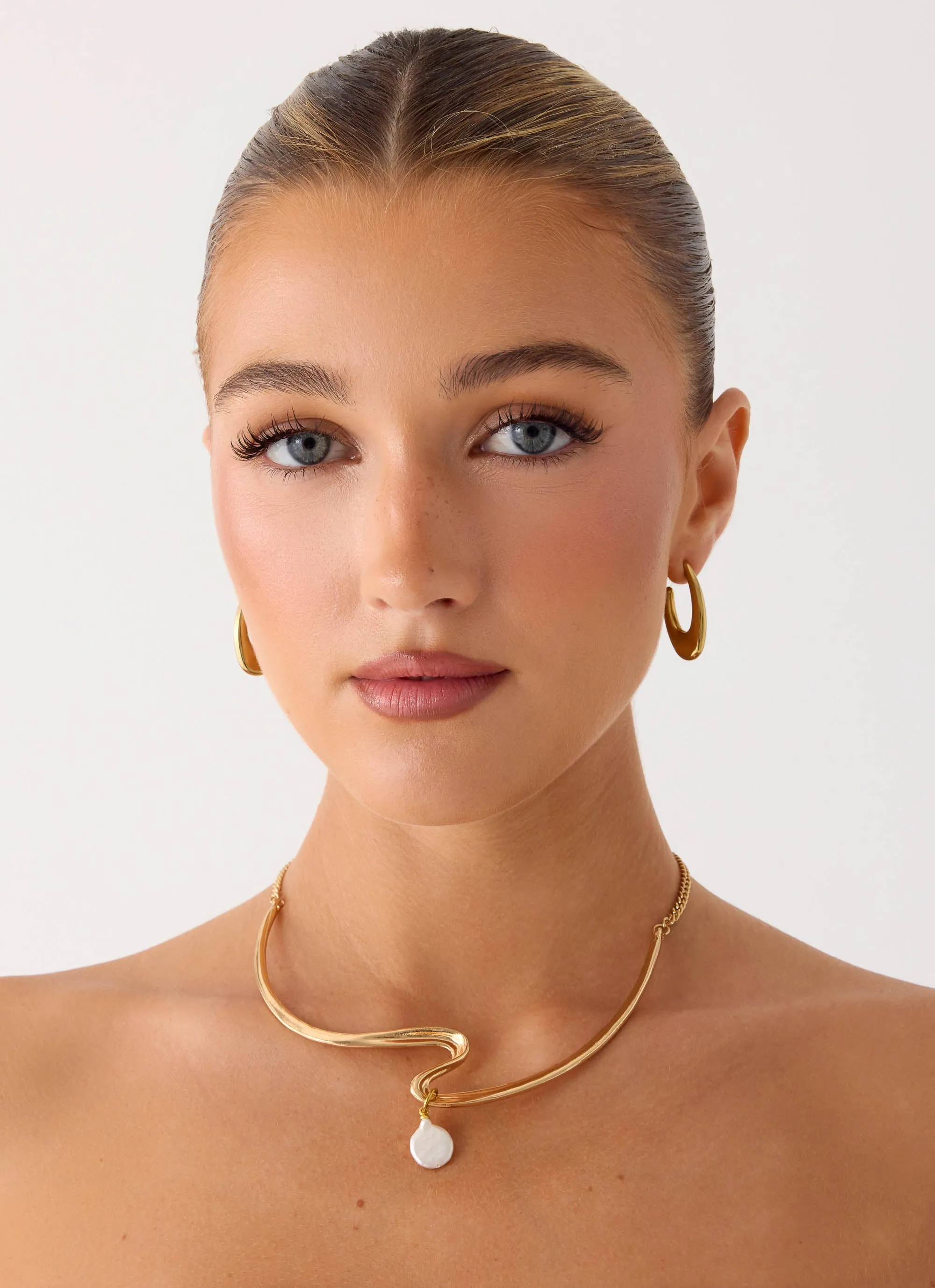 Lumen Choker Necklace - Gold sold by Peppermayo product image thumbnail 4