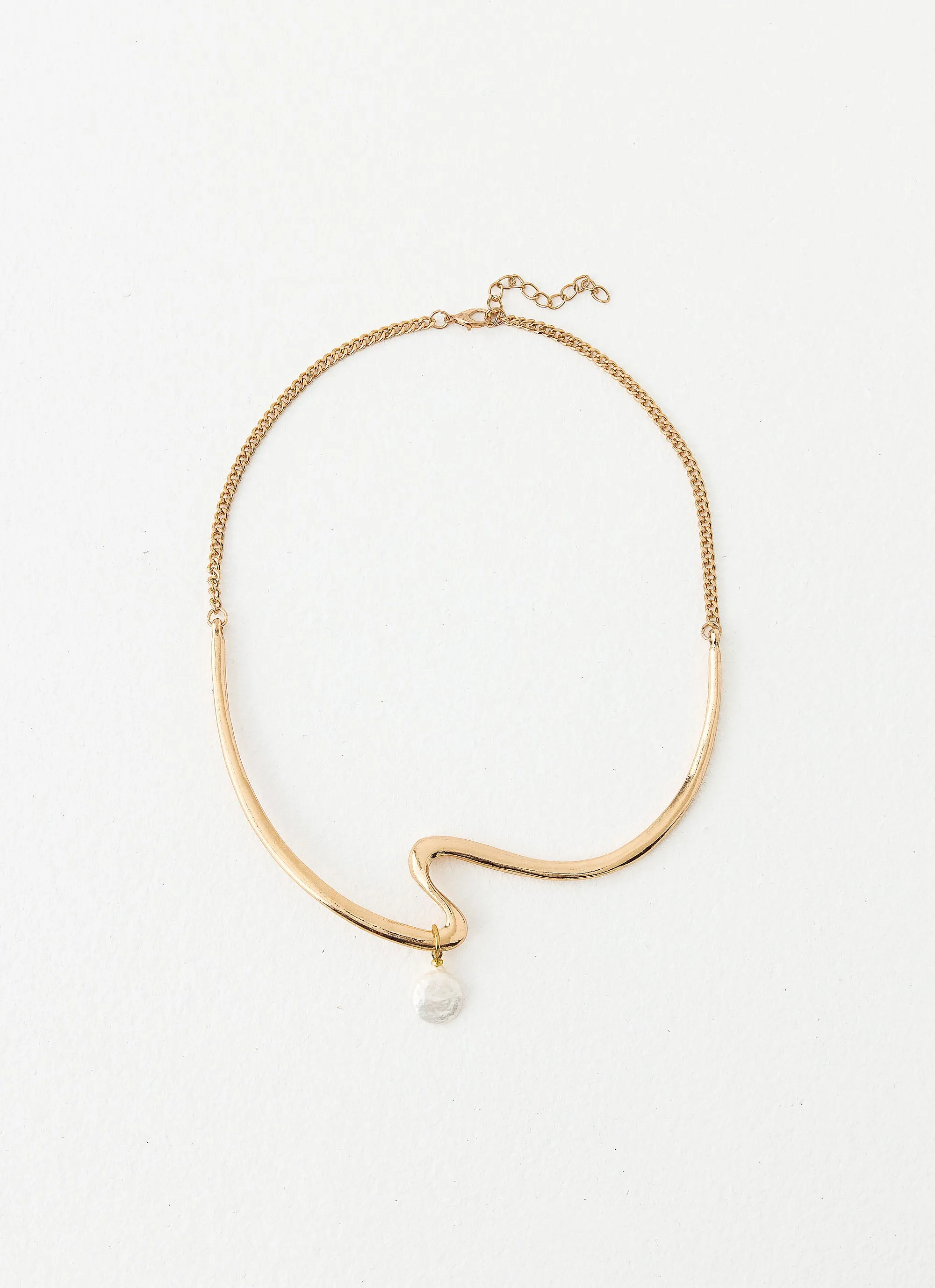 Lumen Choker Necklace - Gold sold by Peppermayo