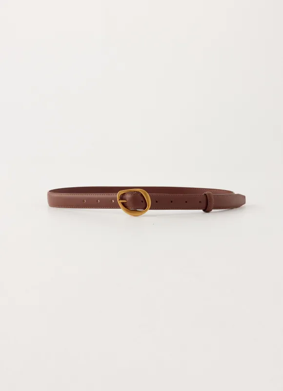 Rosallina Belt - Brown sold by Peppermayo