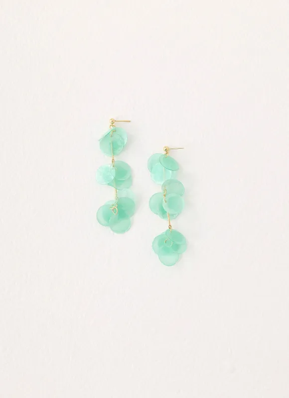 Sunseeker Earrings - Turquoise sold by Peppermayo