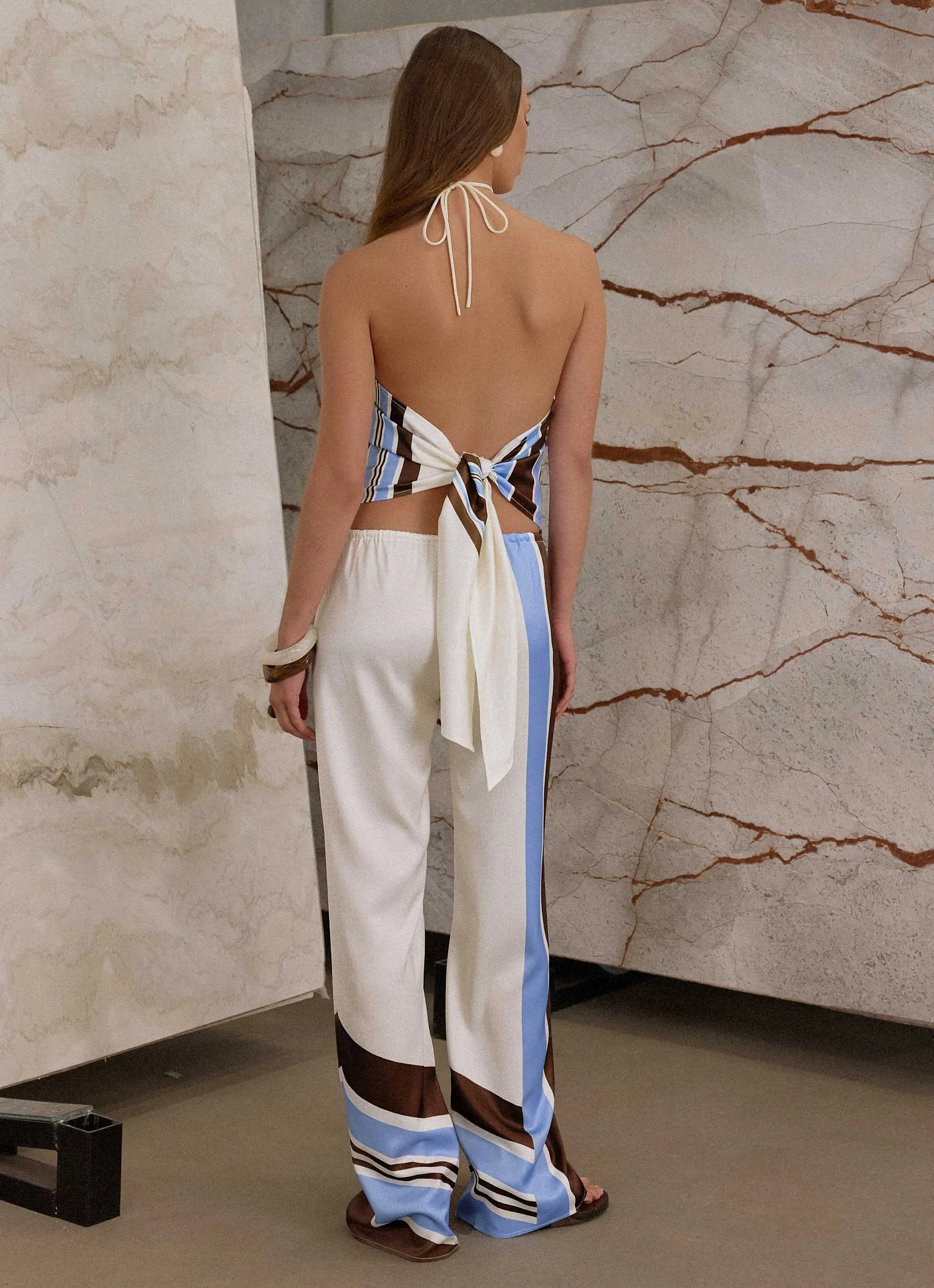 Julissa Halter Top - Purple Stripe sold by Peppermayo product image thumbnail 4