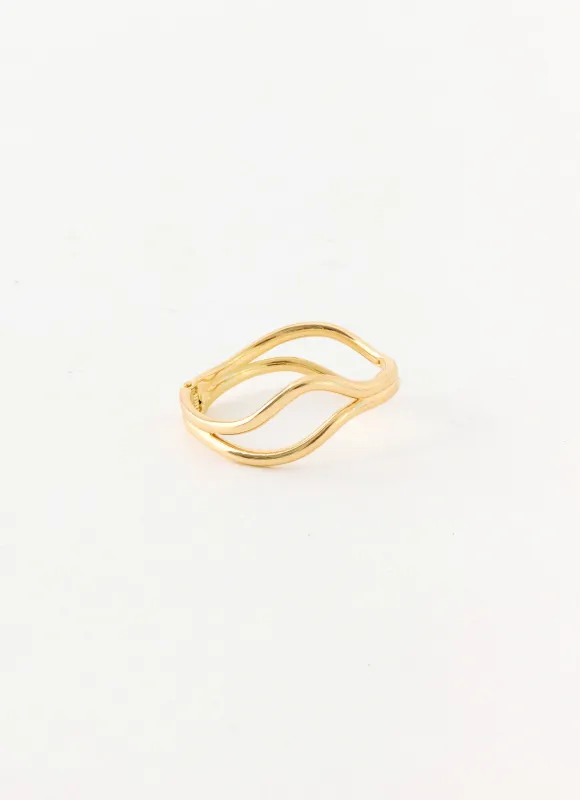 Moonwell Bangle - Gold made by Peppermayo