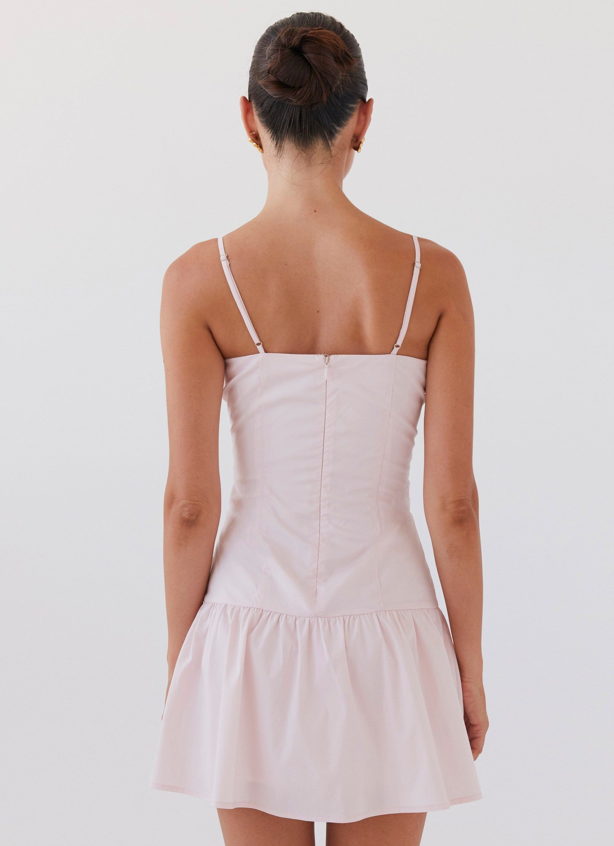 Romantic Charm Bustier Mini Dress - Baby Pink sold by Peppermayo product image thumbnail 5