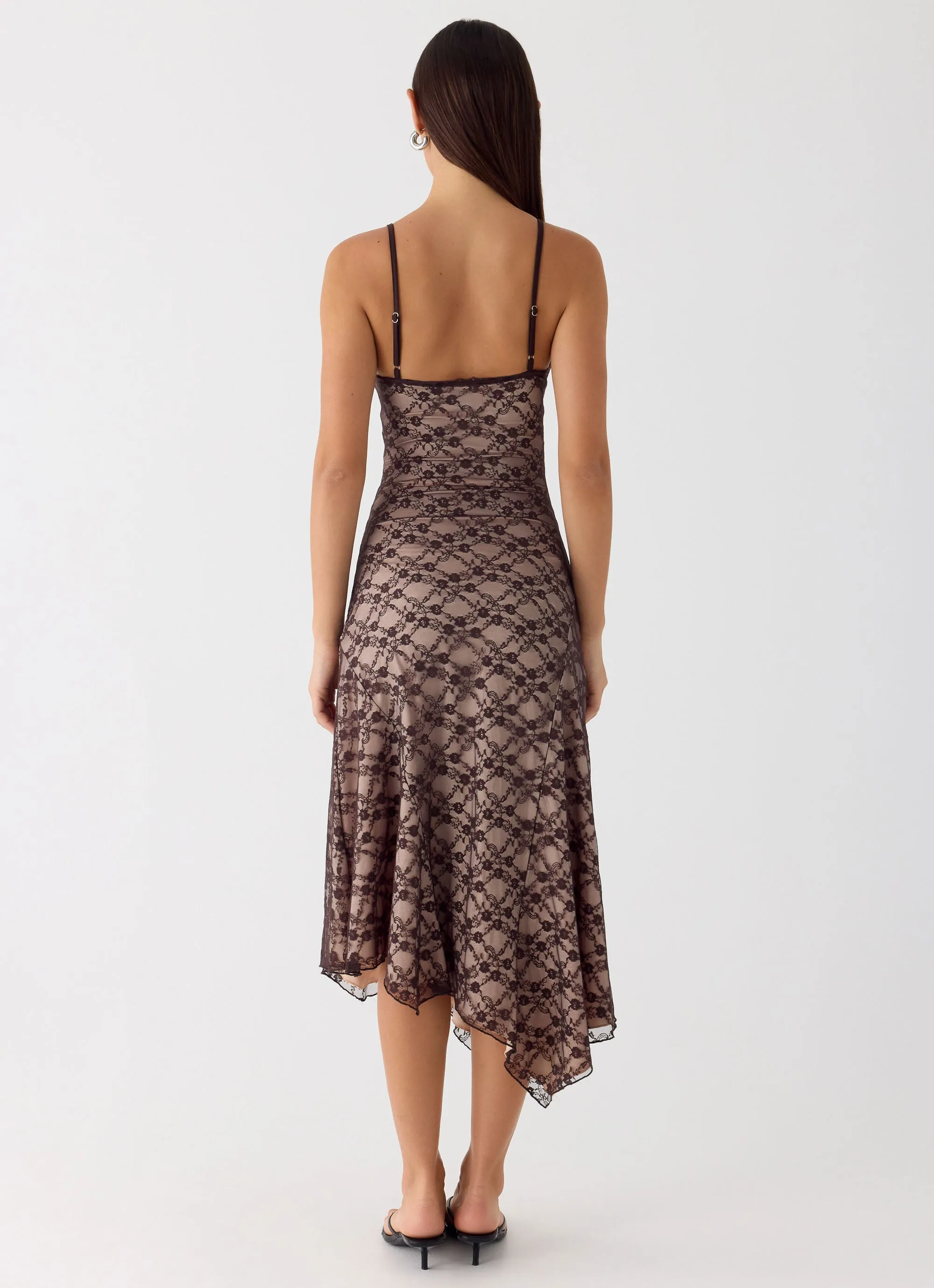 Amelia Midi Dress - Chocolate sold by Peppermayo product image thumbnail 3