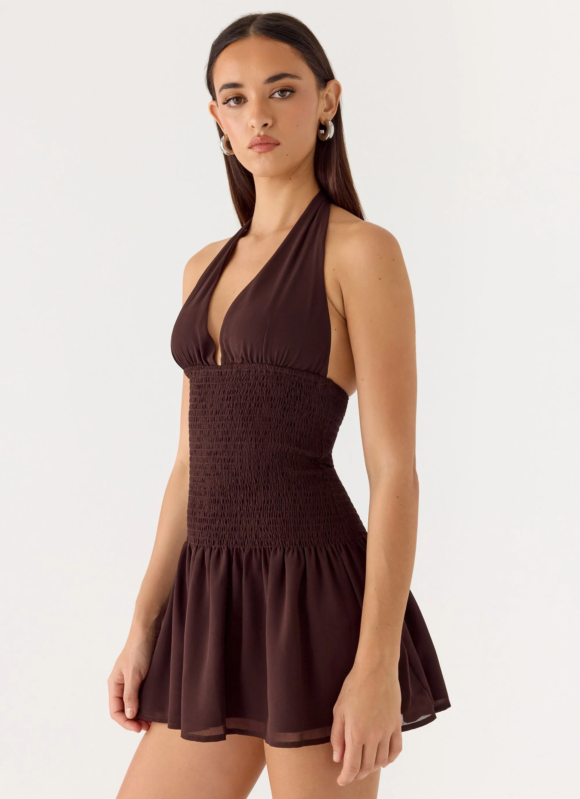 Holden Mini Dress - Chocolate sold by Peppermayo product image thumbnail 5