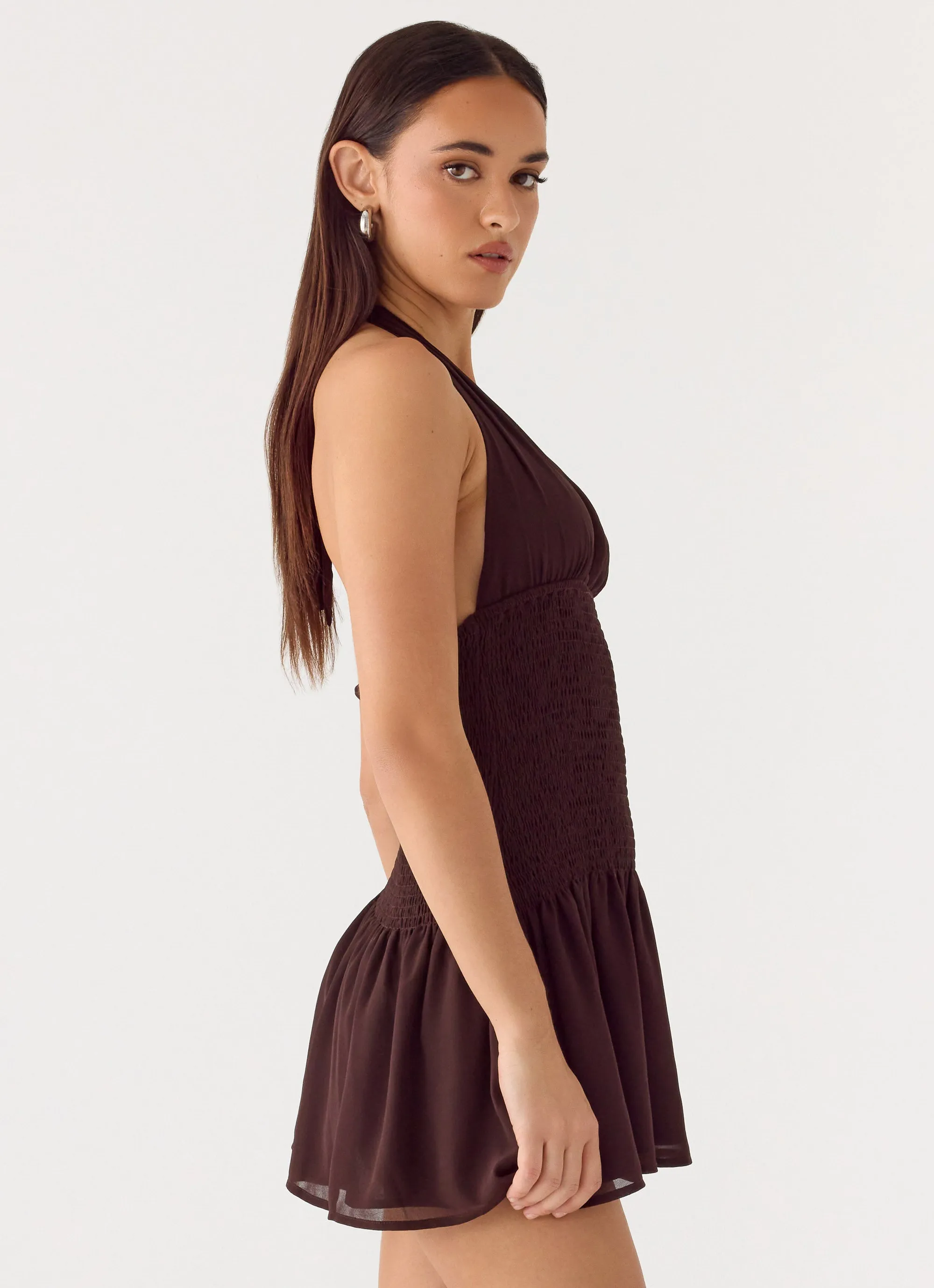 Holden Mini Dress - Chocolate sold by Peppermayo product image thumbnail 2
