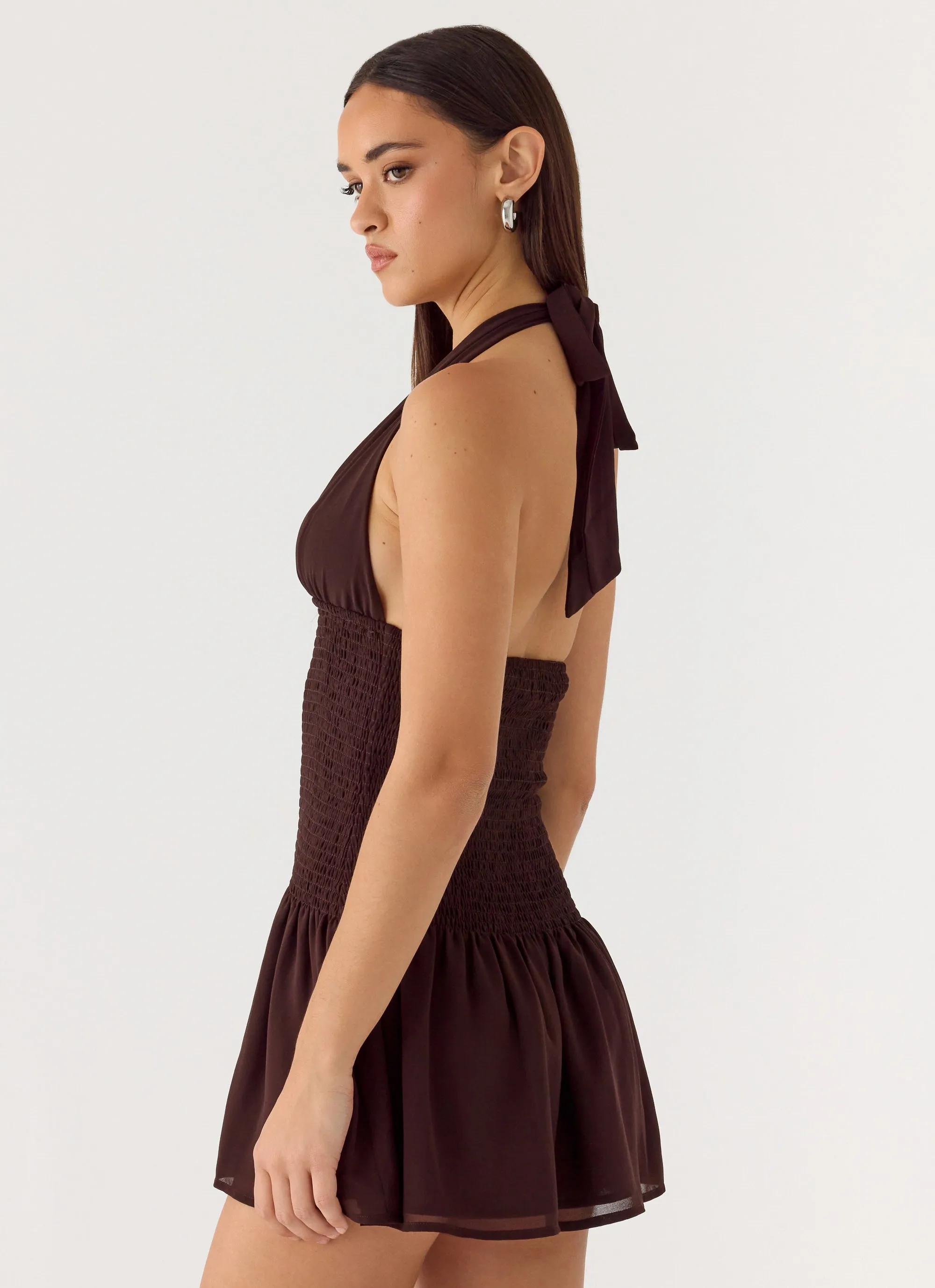 Holden Mini Dress - Chocolate sold by Peppermayo product image thumbnail 3