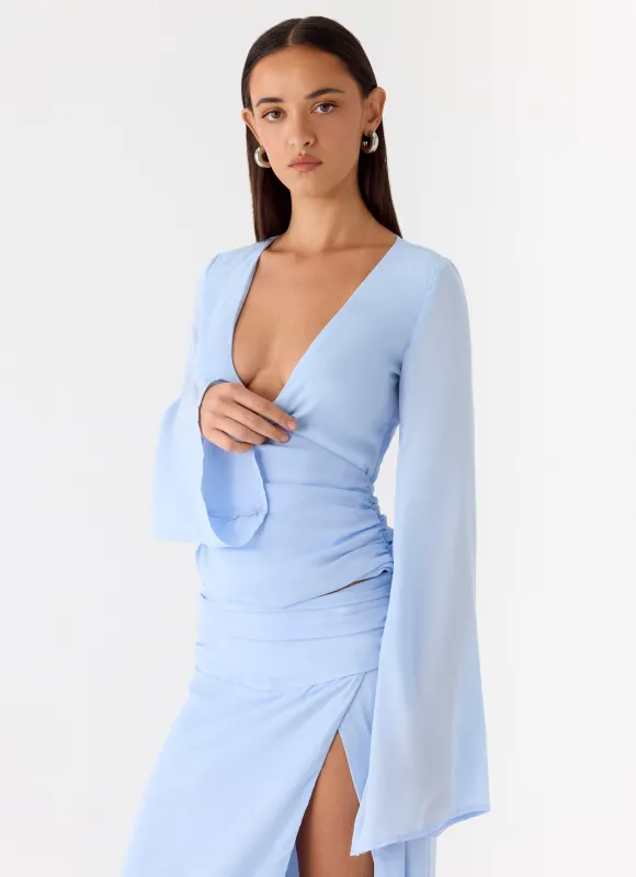 Remee Top - Blue sold by Peppermayo