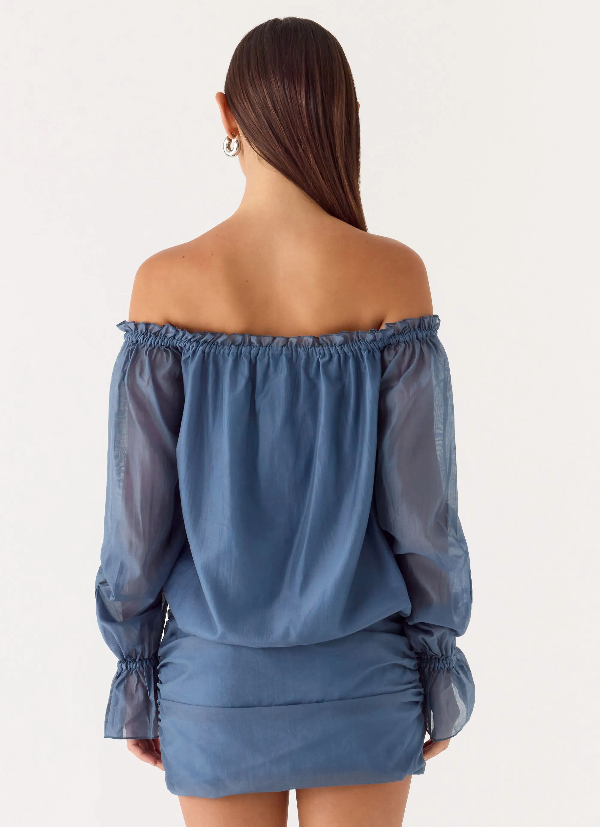 Tedara Mini Dress - Washed Navy sold by Peppermayo product image thumbnail 5