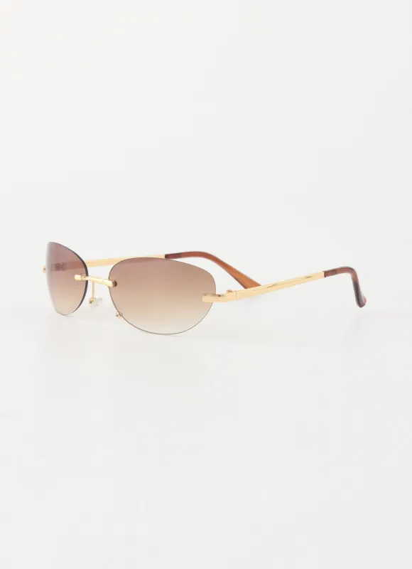 Bare Form Sunglasses - Brown sold by Peppermayo