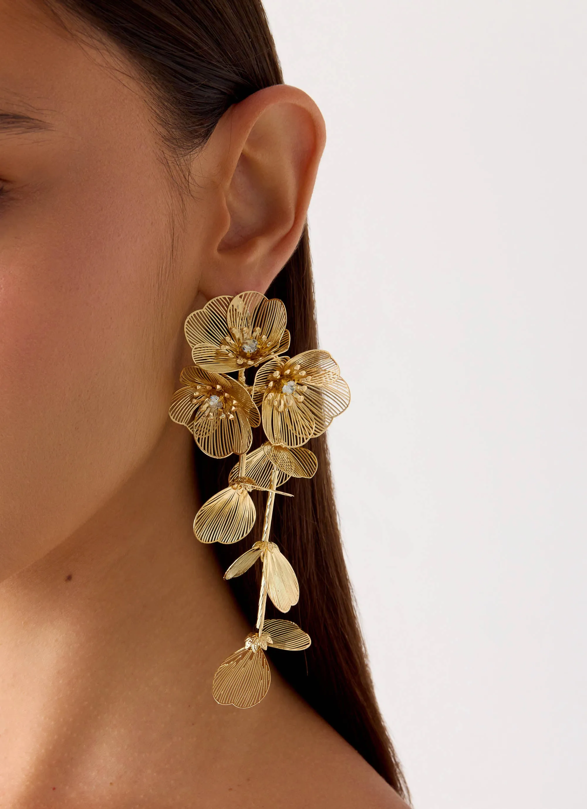 Lumiere Earrings - Gold sold by Peppermayo product image thumbnail 2