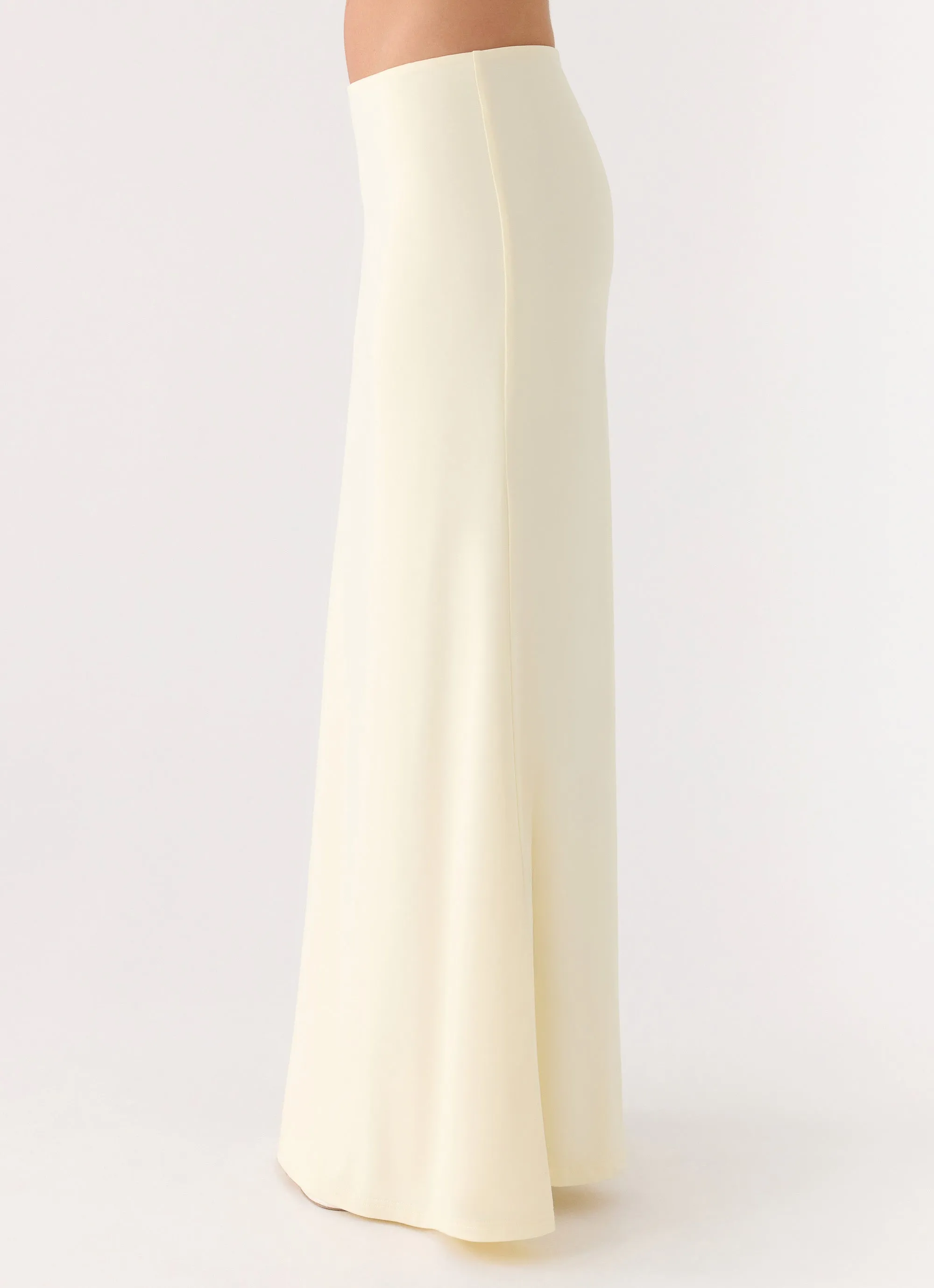Like A Flower Maxi Skirt - Lemon Yellow sold by Peppermayo product image thumbnail 3