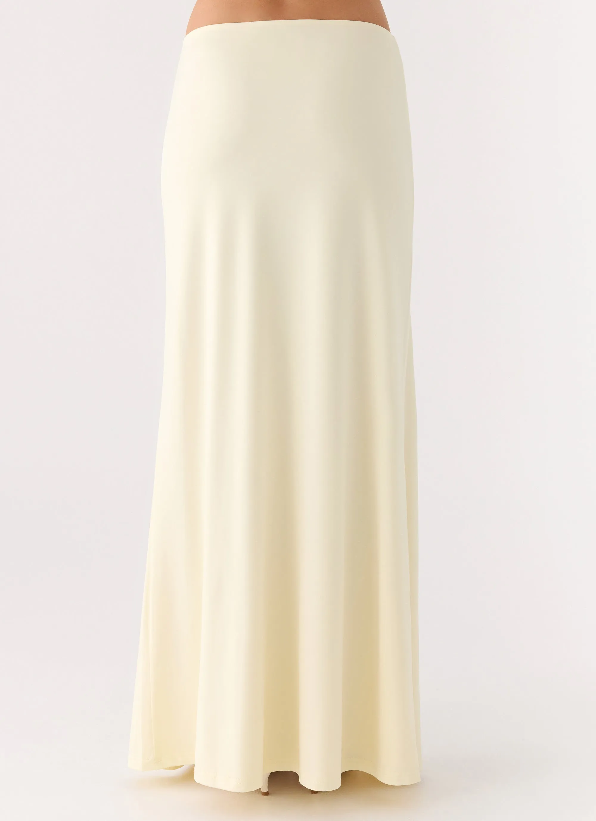 Like A Flower Maxi Skirt - Lemon Yellow sold by Peppermayo product image thumbnail 4