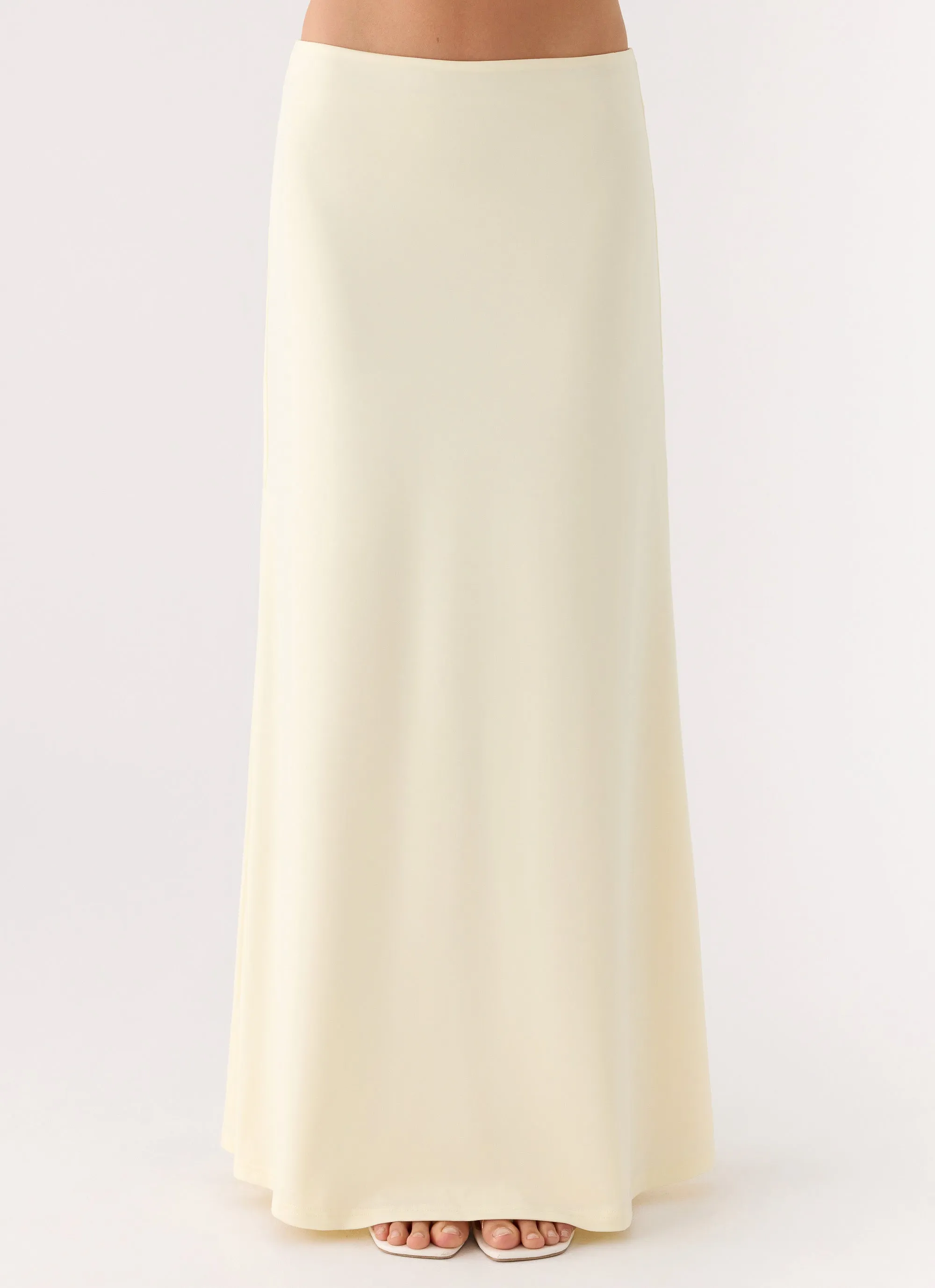Like A Flower Maxi Skirt - Lemon Yellow sold by Peppermayo product image thumbnail 2