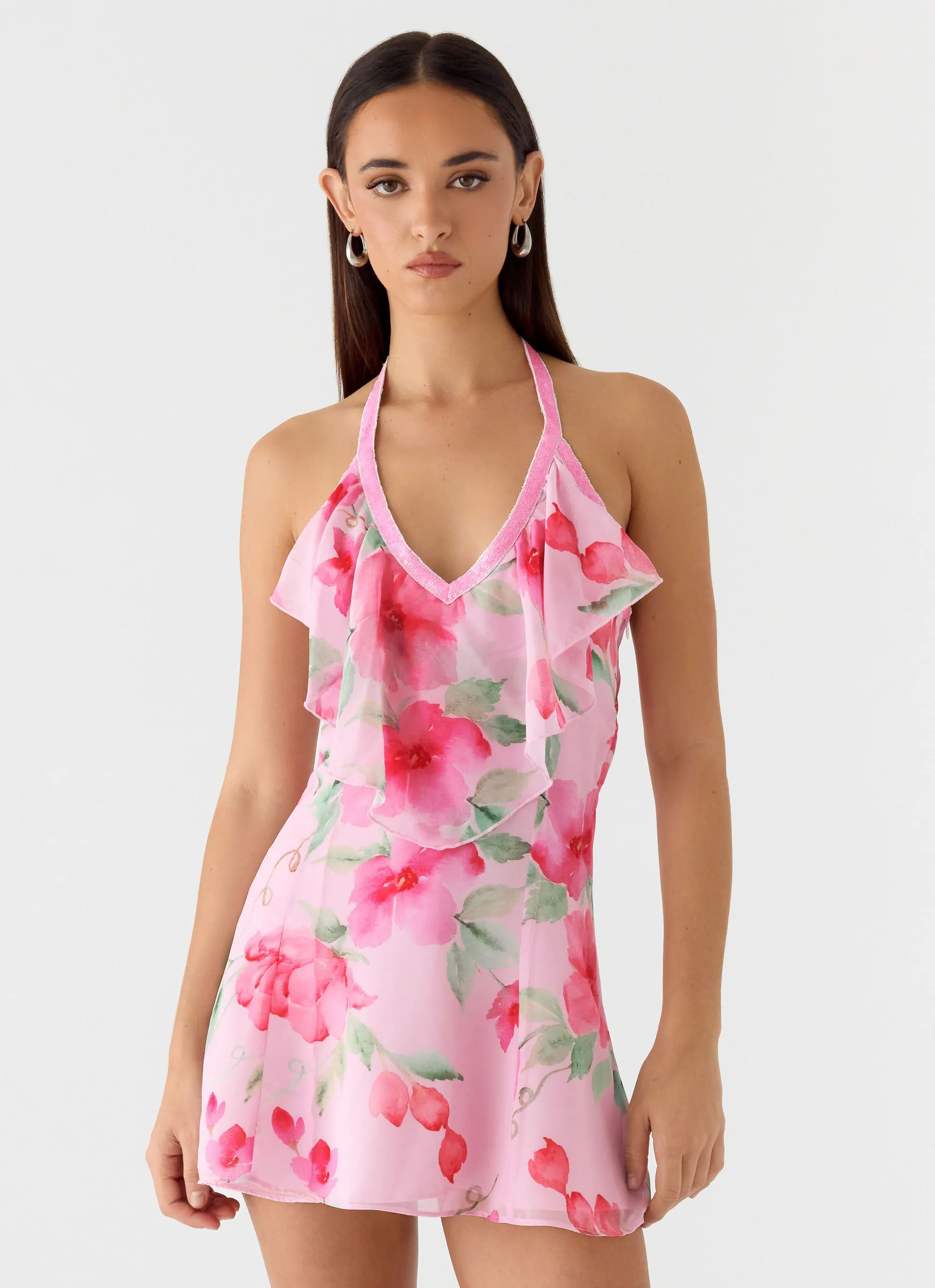 Taio Mini Dress - Petal Soleil sold by Peppermayo