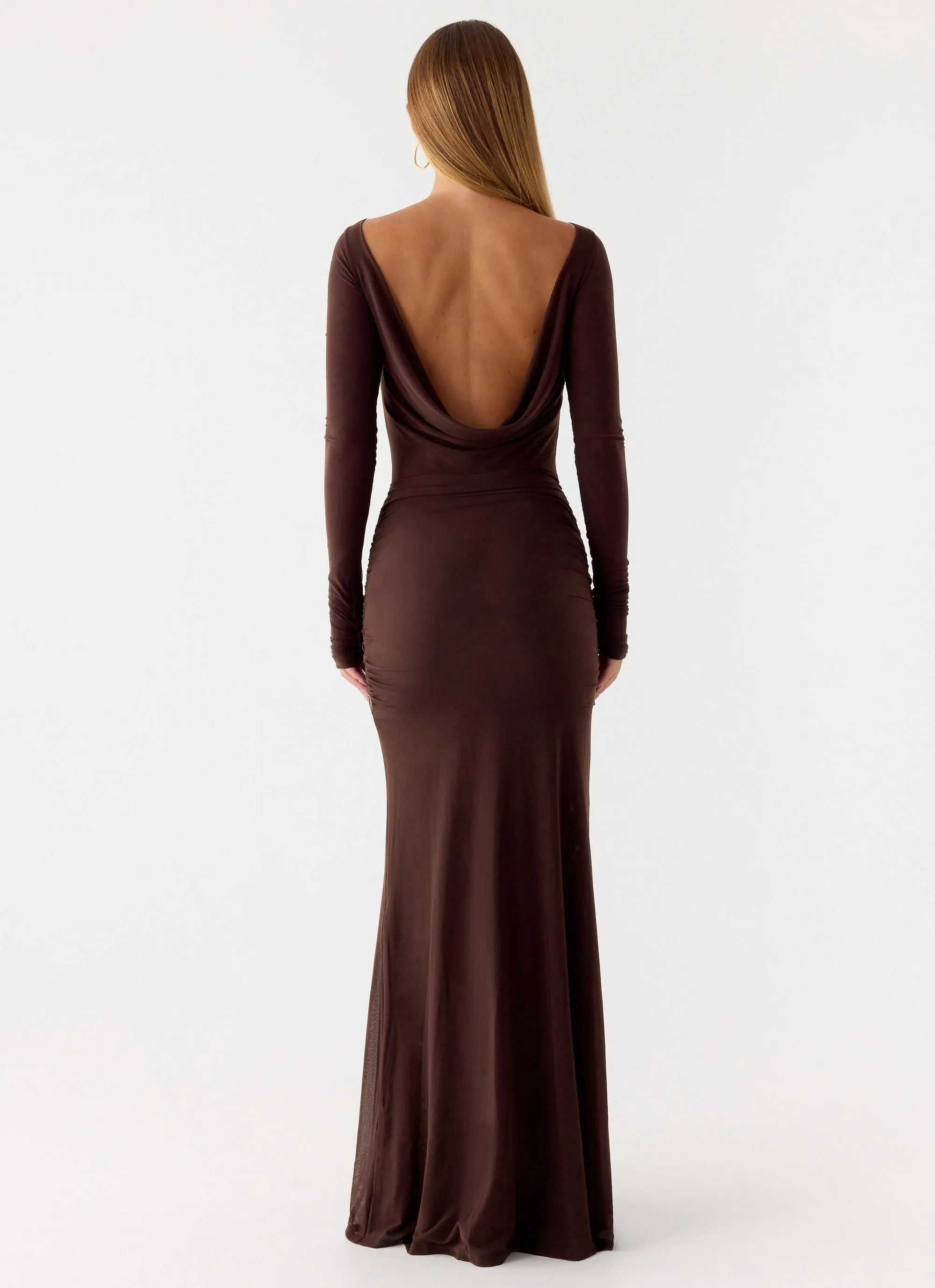 Dray Maxi Dress - Chocolate sold by Peppermayo product image thumbnail 4