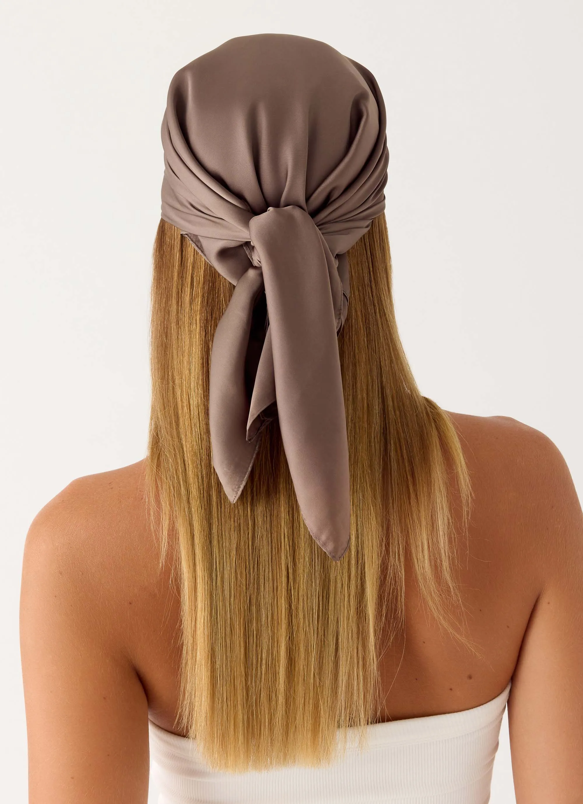 Lover Vibes Head Scarf - Chocolate sold by Peppermayo product image thumbnail 3