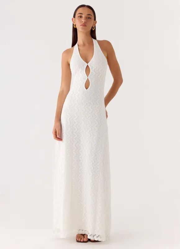 Vanessa Maxi Dress - Ivory made by Peppermayo