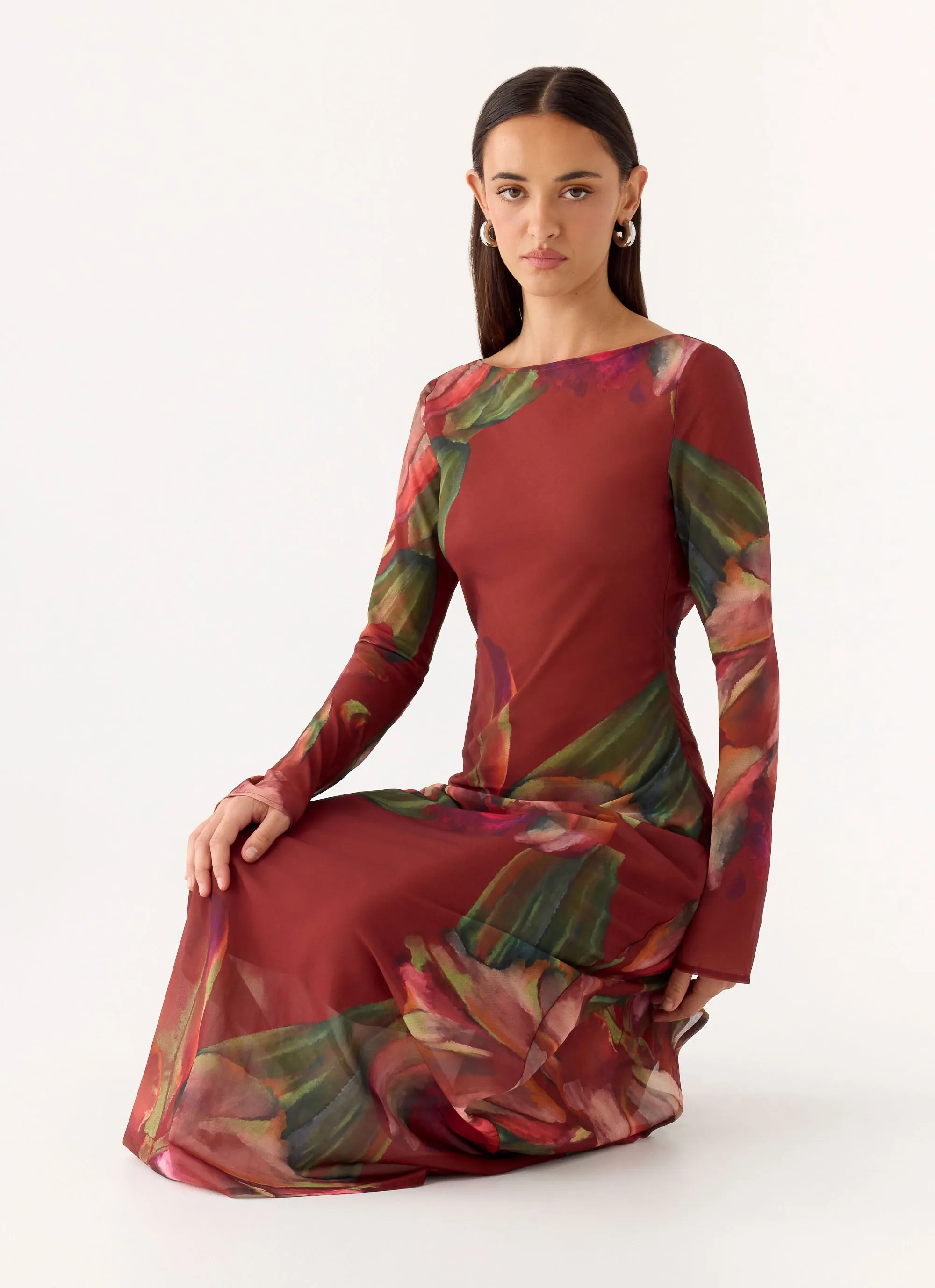 Charmayne Chiffon Maxi Dress - Cuba Cuba sold by Peppermayo product image thumbnail 5
