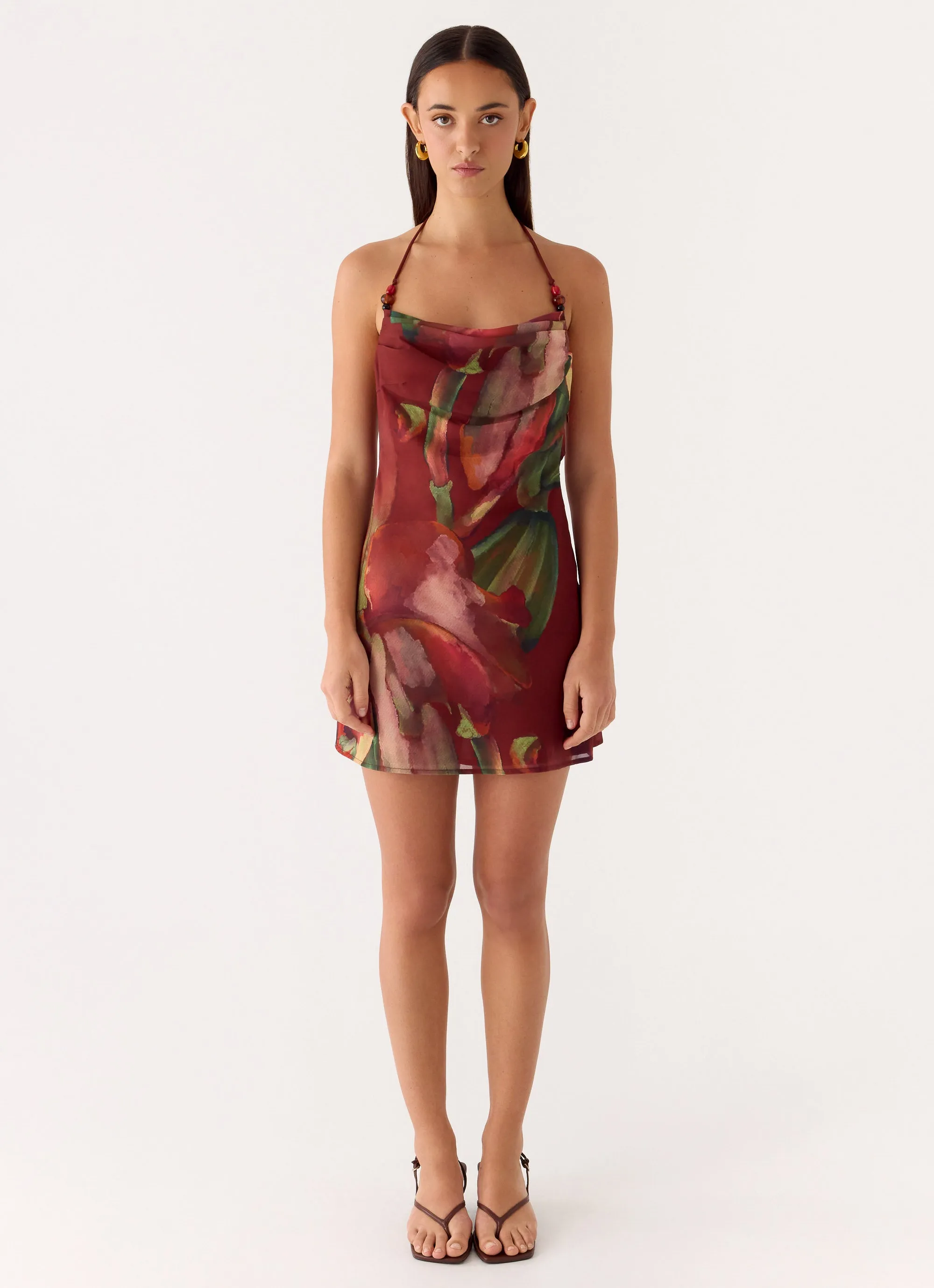 Camilla Cowl Mini Dress - Cuba Cuba sold by Peppermayo product image thumbnail 2