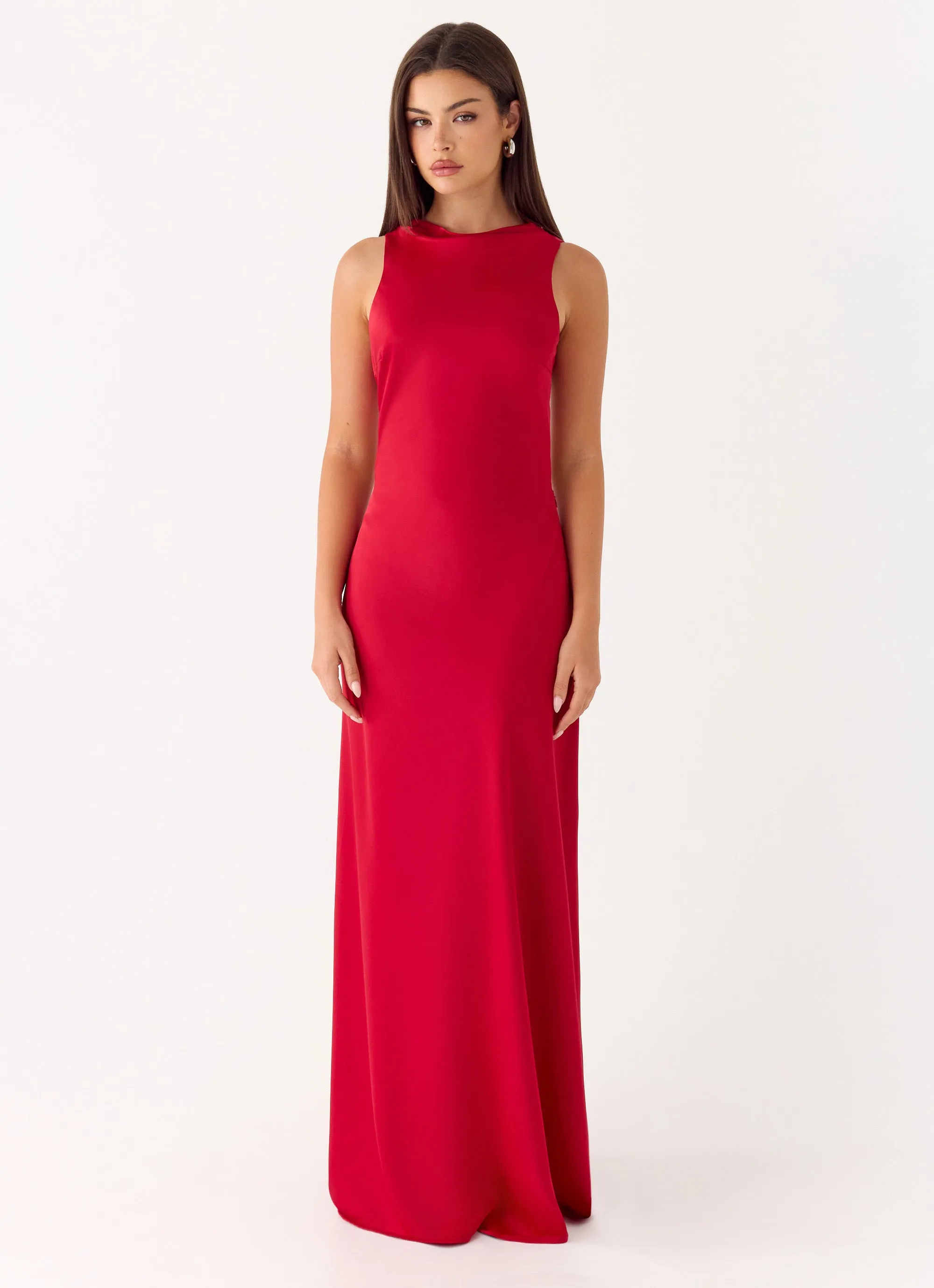 Kaiden Maxi Dress - Red sold by Peppermayo