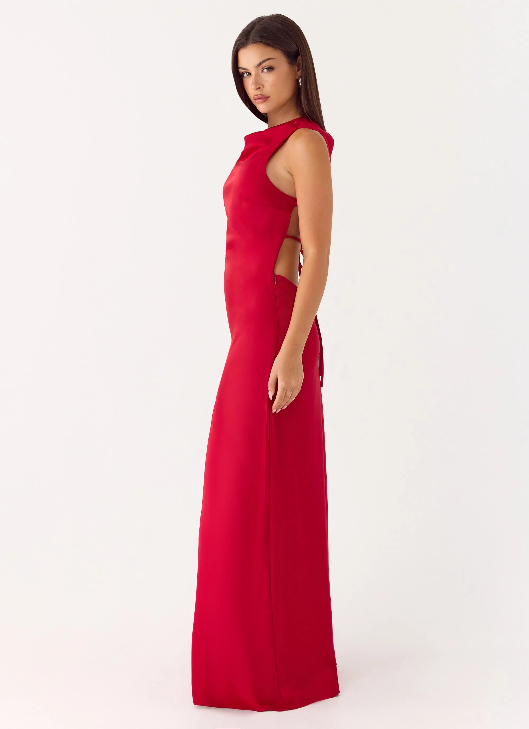 Kaiden Maxi Dress - Red sold by Peppermayo product image thumbnail 2