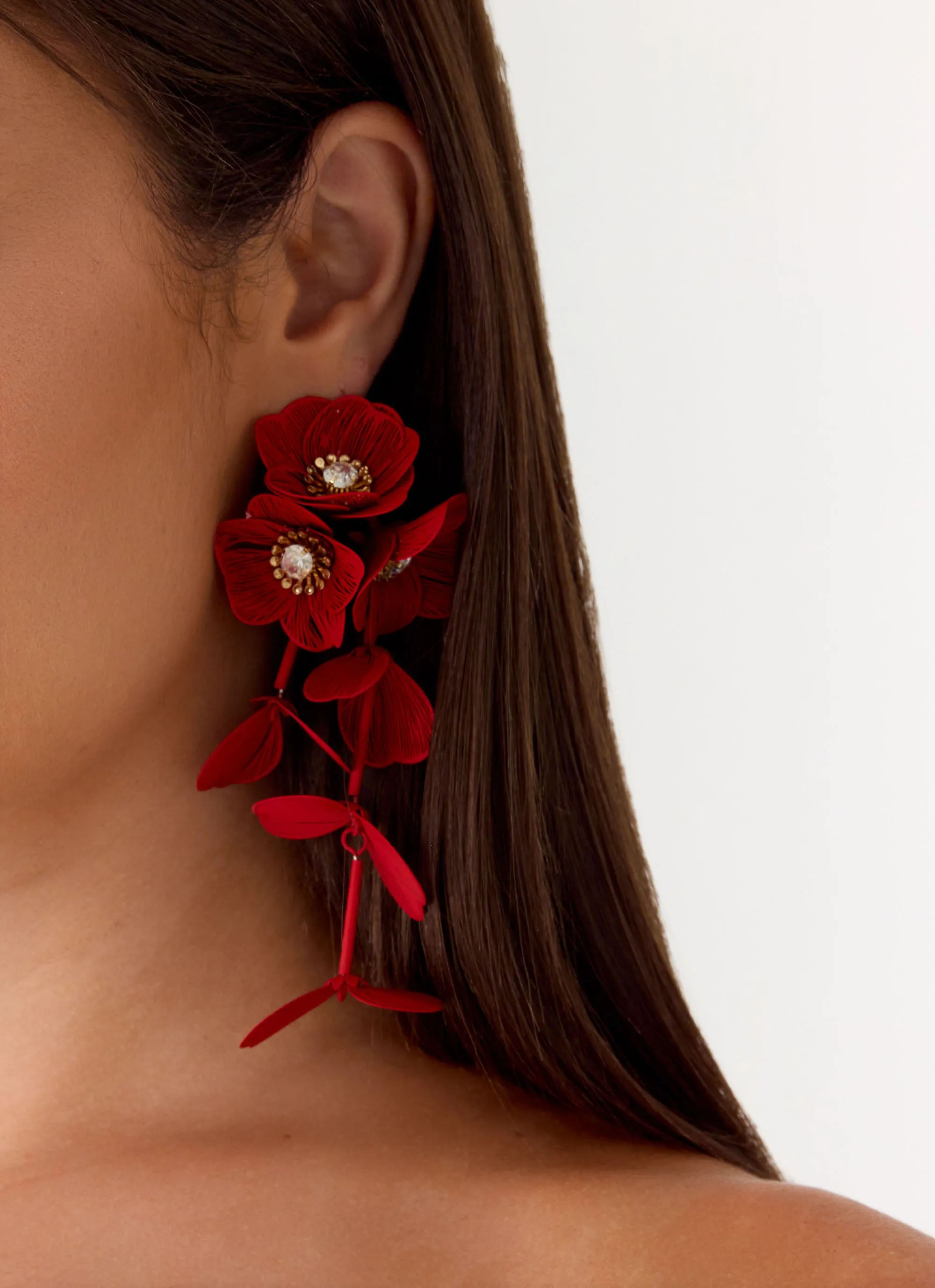 Venetta Earrings - Red sold by Peppermayo product image thumbnail 2