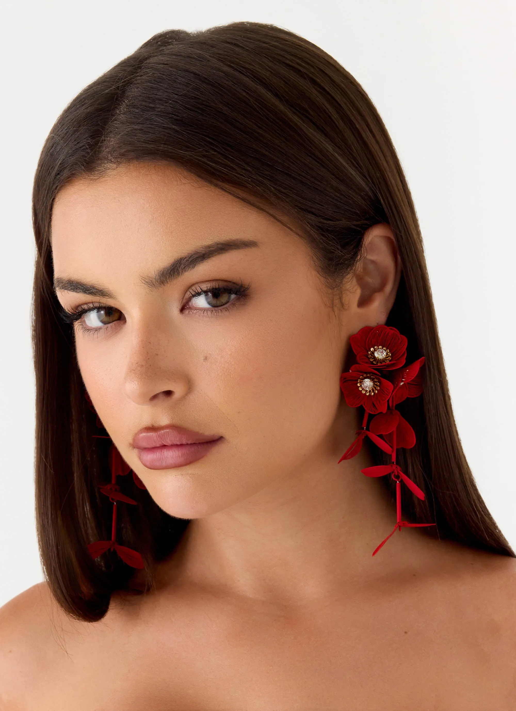 Venetta Earrings - Red sold by Peppermayo product image thumbnail 3