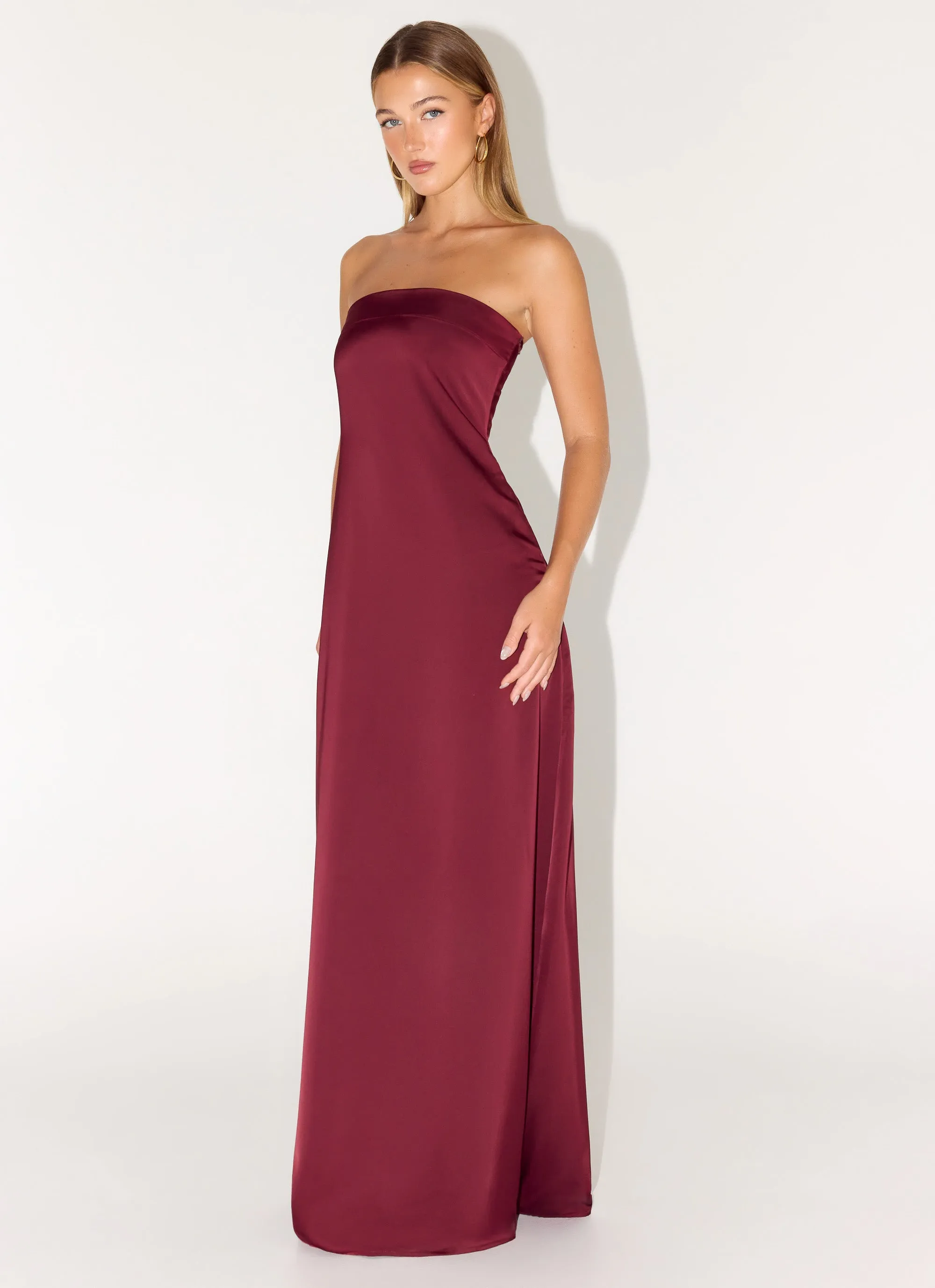 Jiana Maxi Dress - Merlot sold by Peppermayo product image thumbnail 5