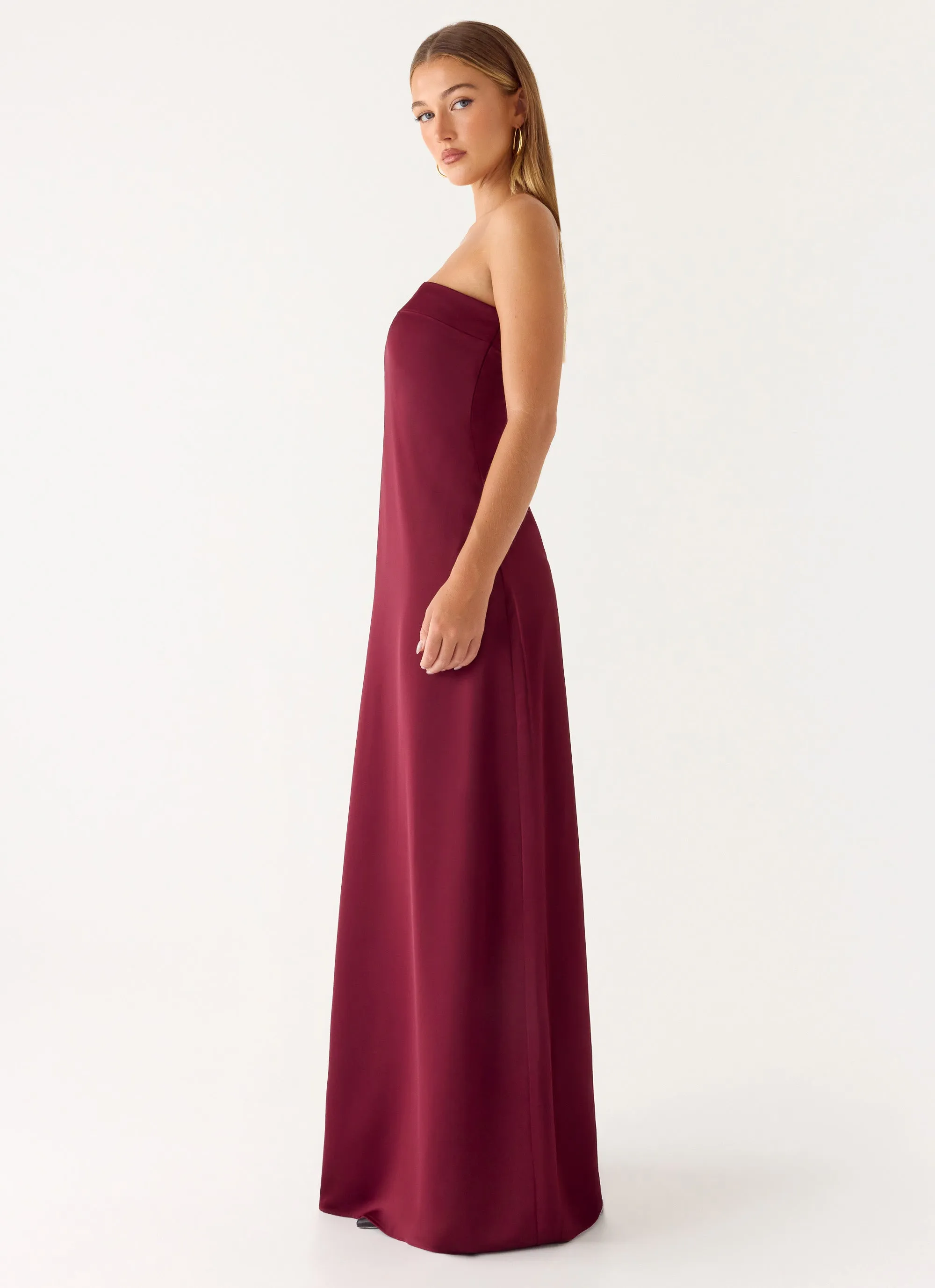 Jiana Maxi Dress - Merlot sold by Peppermayo product image thumbnail 2