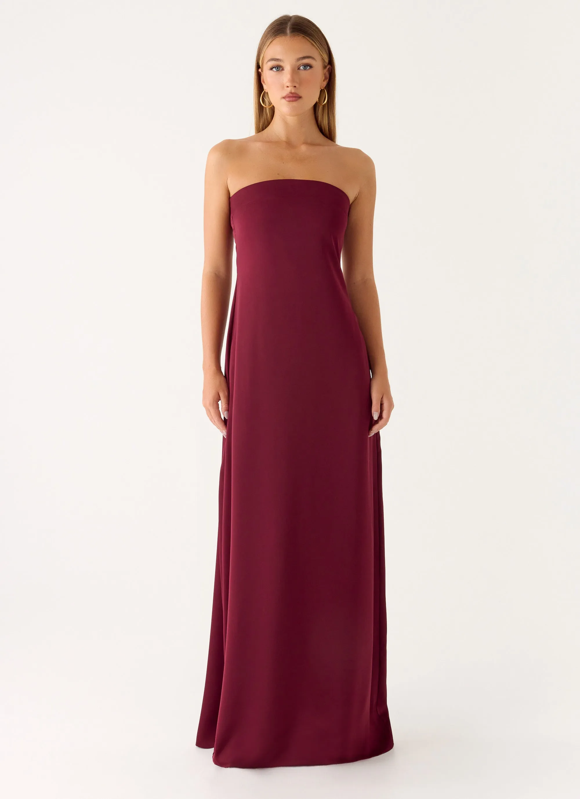 Jiana Maxi Dress - Merlot sold by Peppermayo product image thumbnail 4
