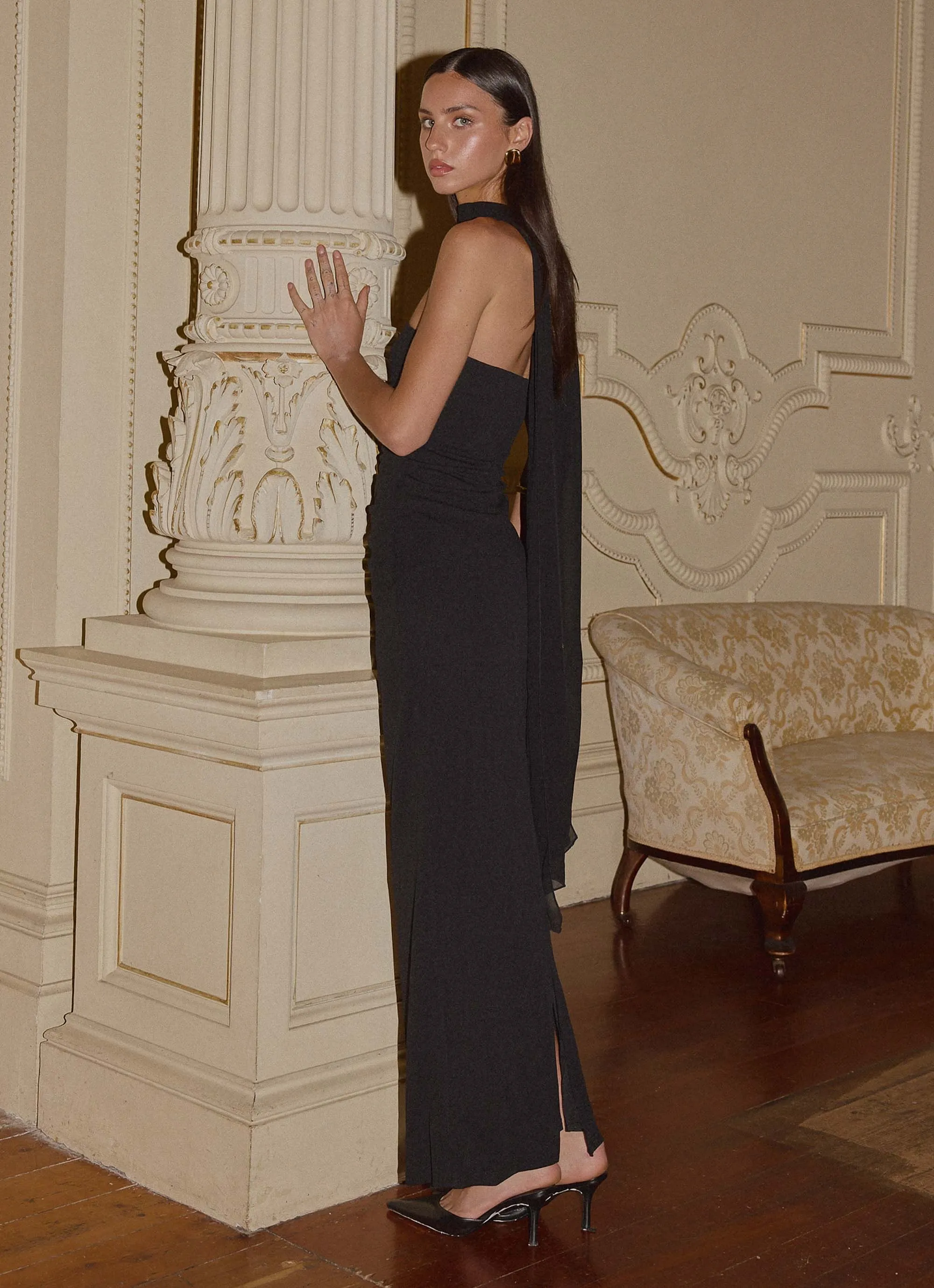 Libra Maxi Dress - Black sold by Peppermayo product image thumbnail 2