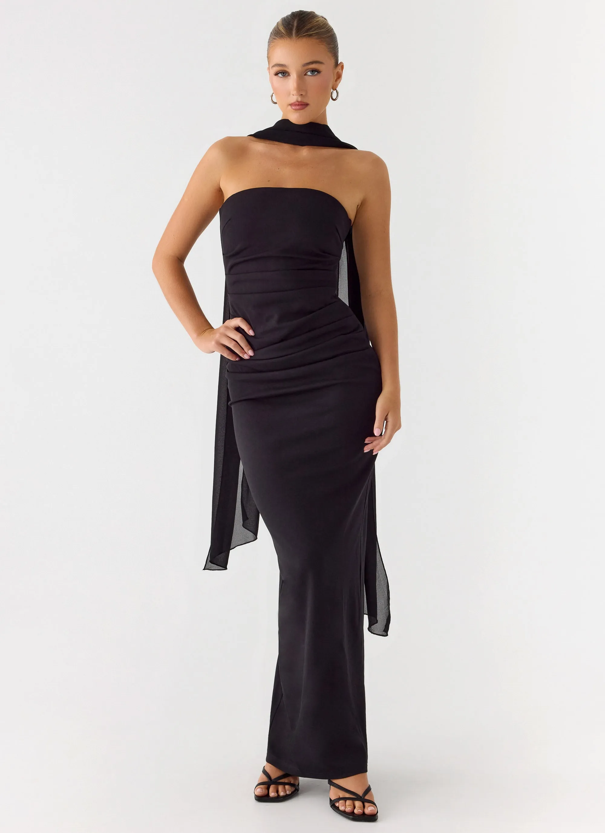 Libra Maxi Dress - Black sold by Peppermayo product image thumbnail 3