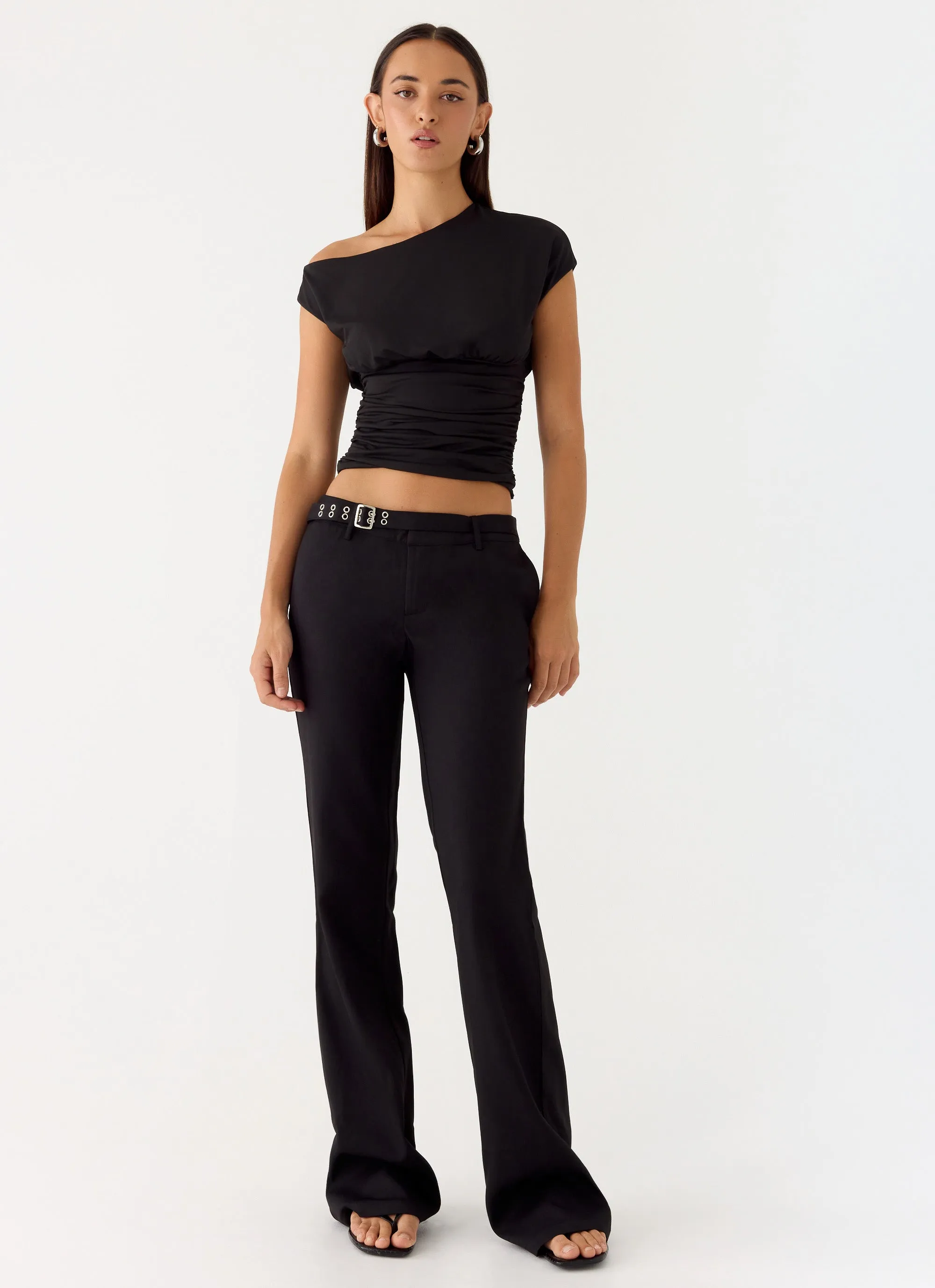 Anaiis Low Rise Pant - Black sold by Peppermayo product image thumbnail 5