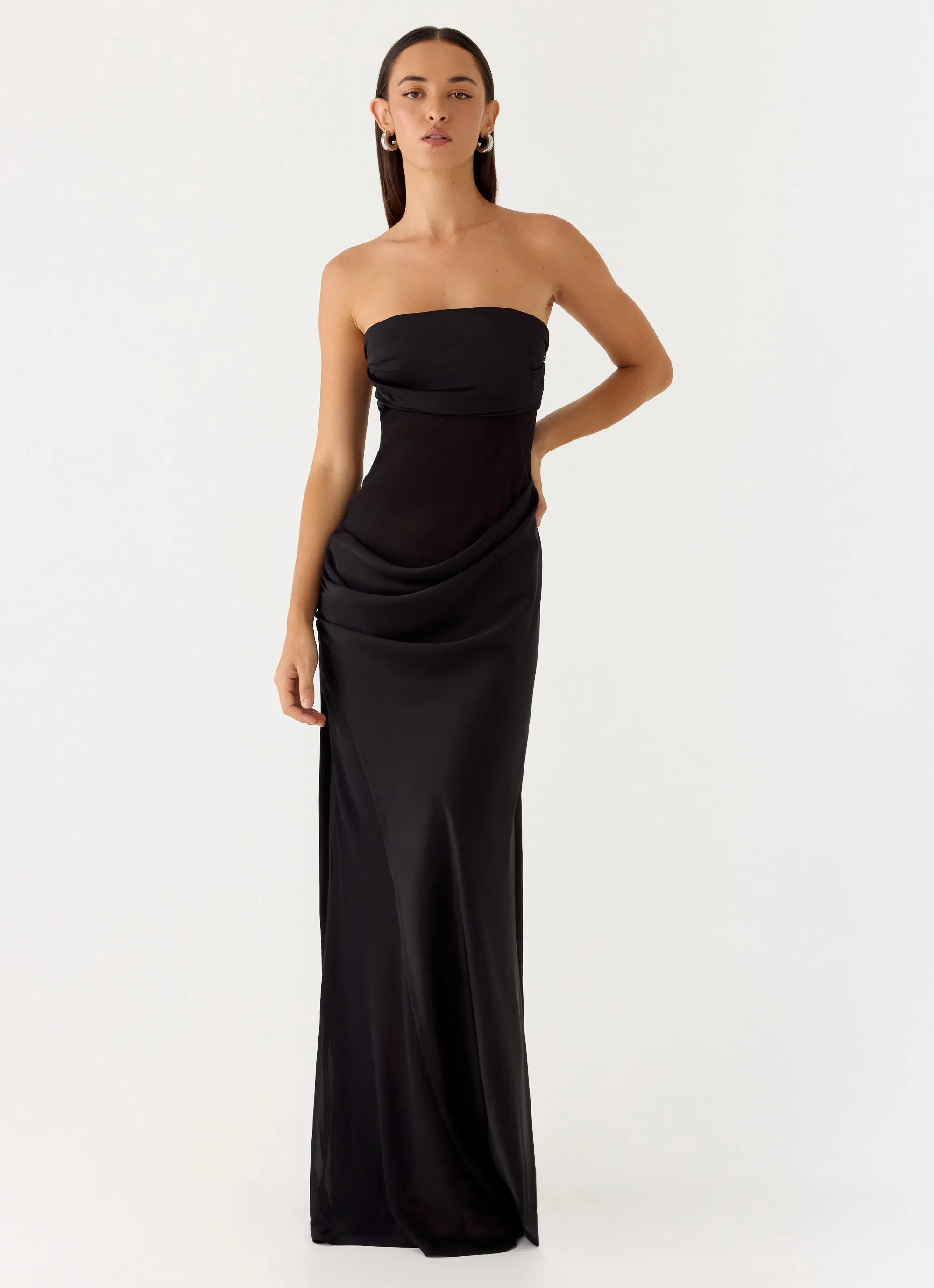 Champagne Skies Maxi Dress - Black sold by Peppermayo product image thumbnail 4