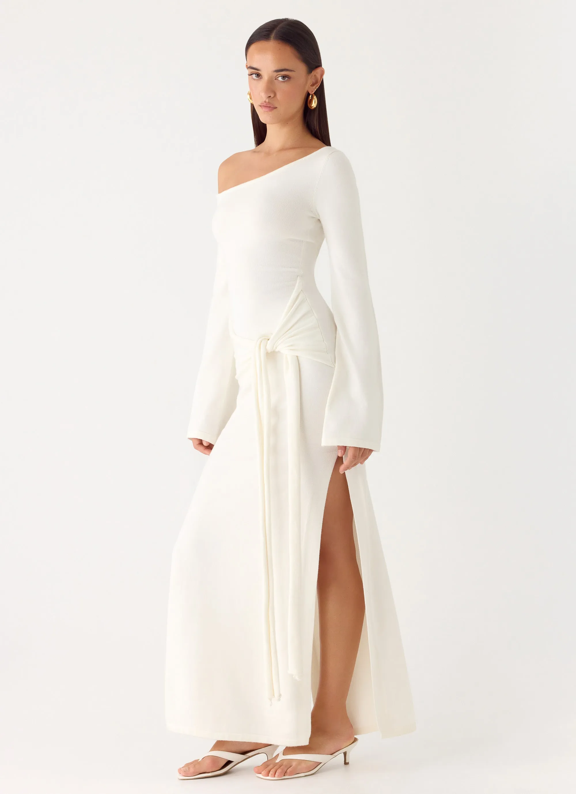 Kova Knit Maxi Dress - White sold by Peppermayo product image thumbnail 5