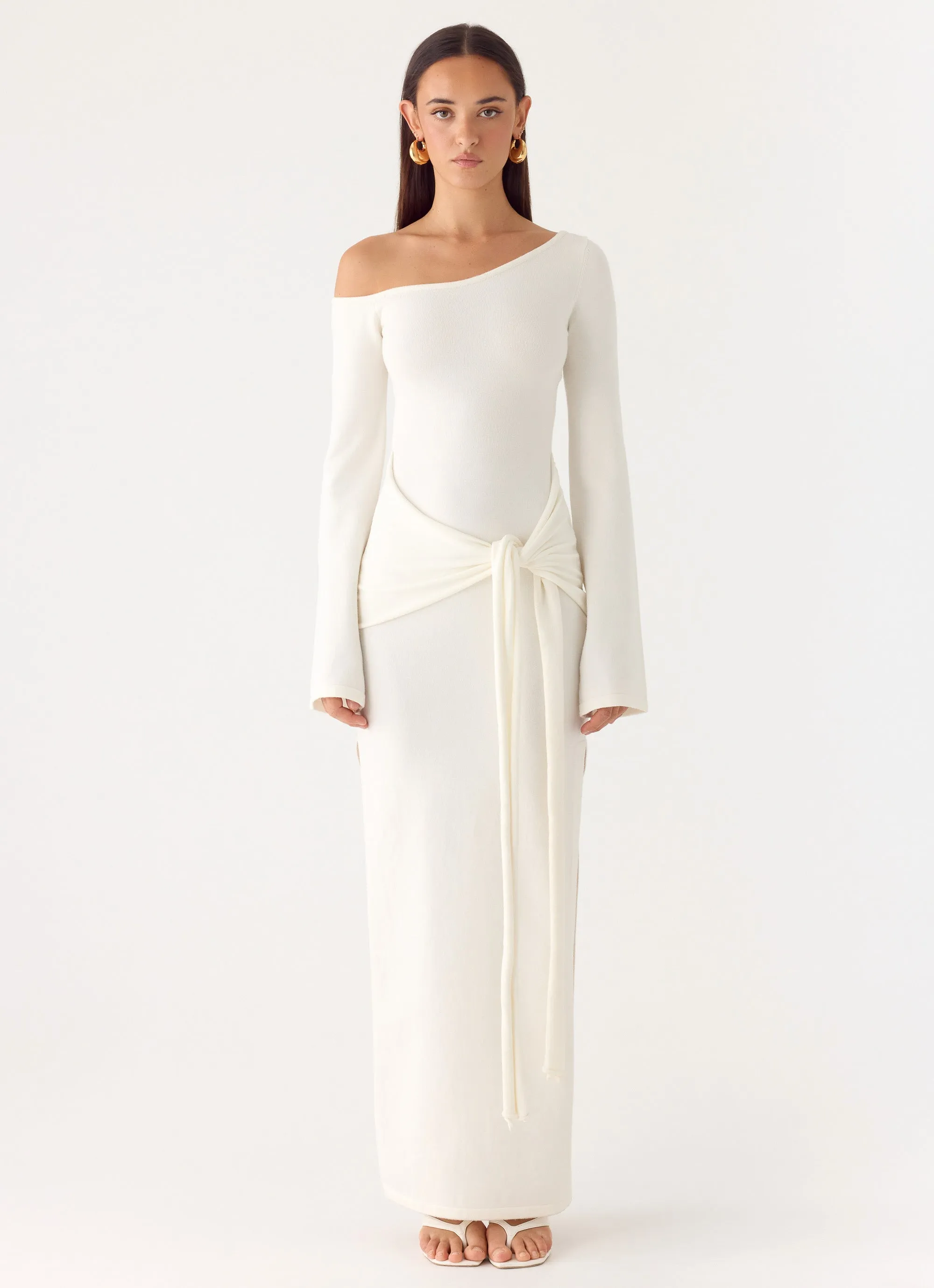 Kova Knit Maxi Dress - White sold by Peppermayo product image thumbnail 2