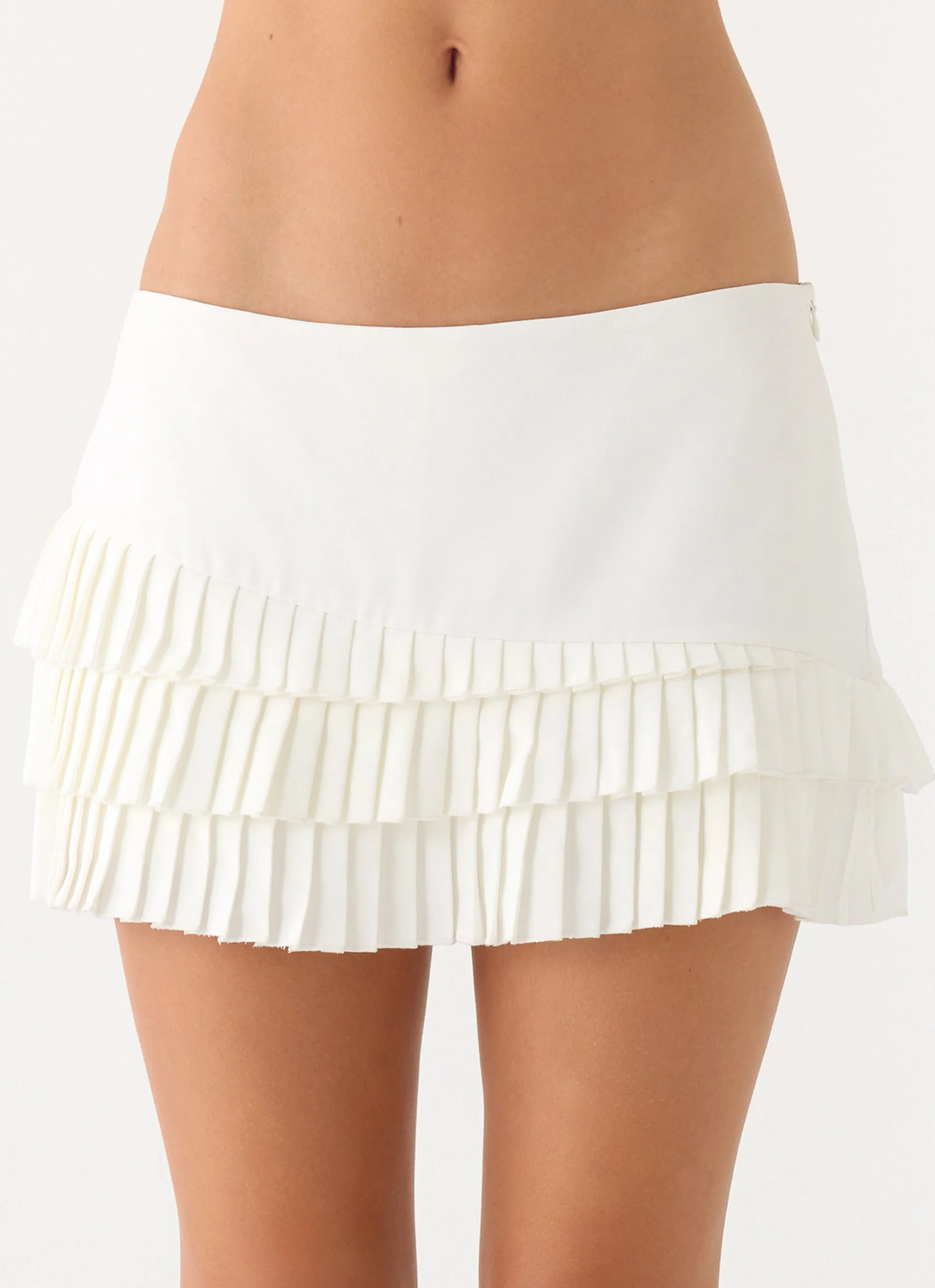 Skyler Mini Skort - White sold by Peppermayo product image thumbnail 3