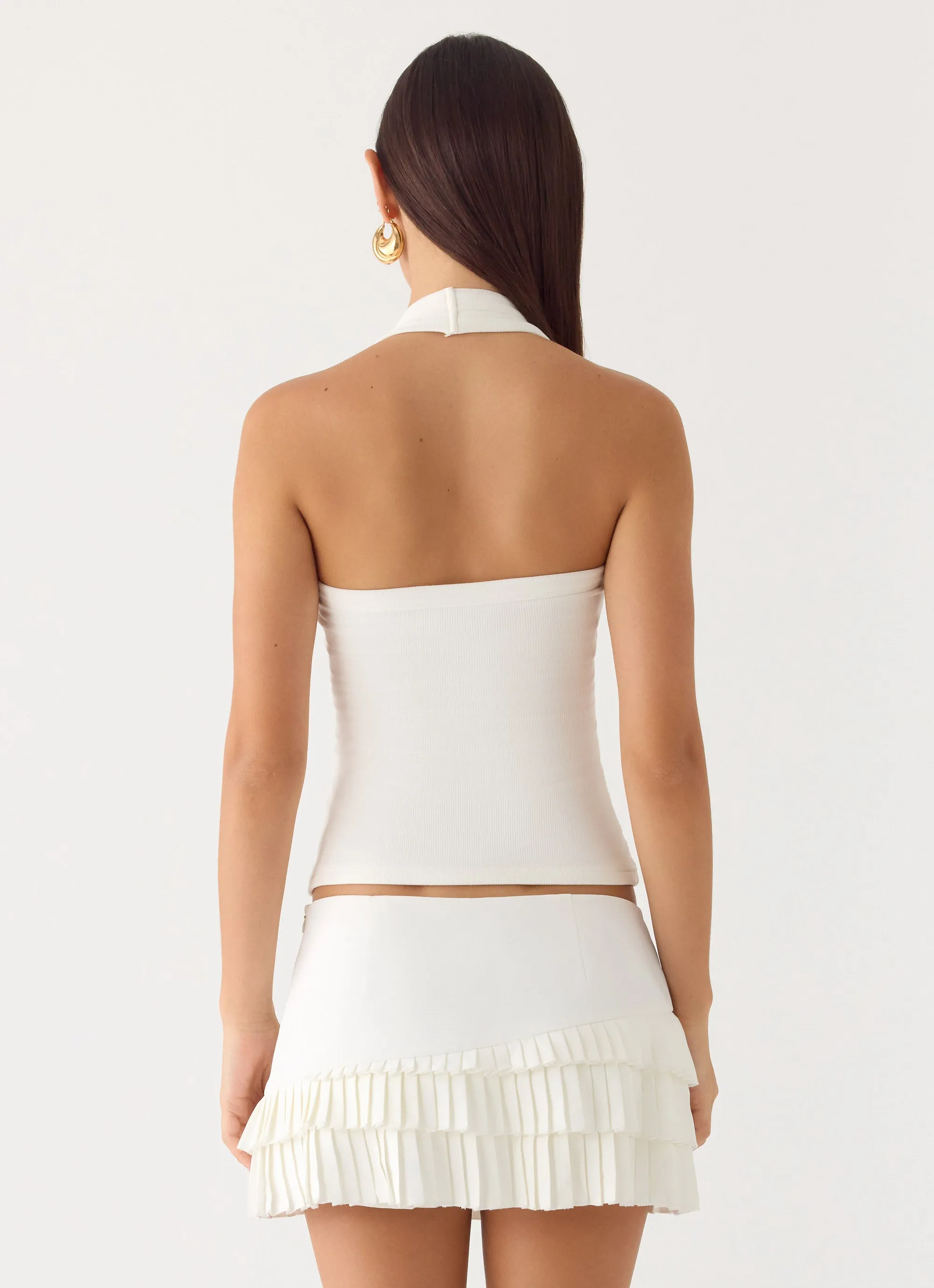 Skyler Mini Skort - White sold by Peppermayo product image thumbnail 5