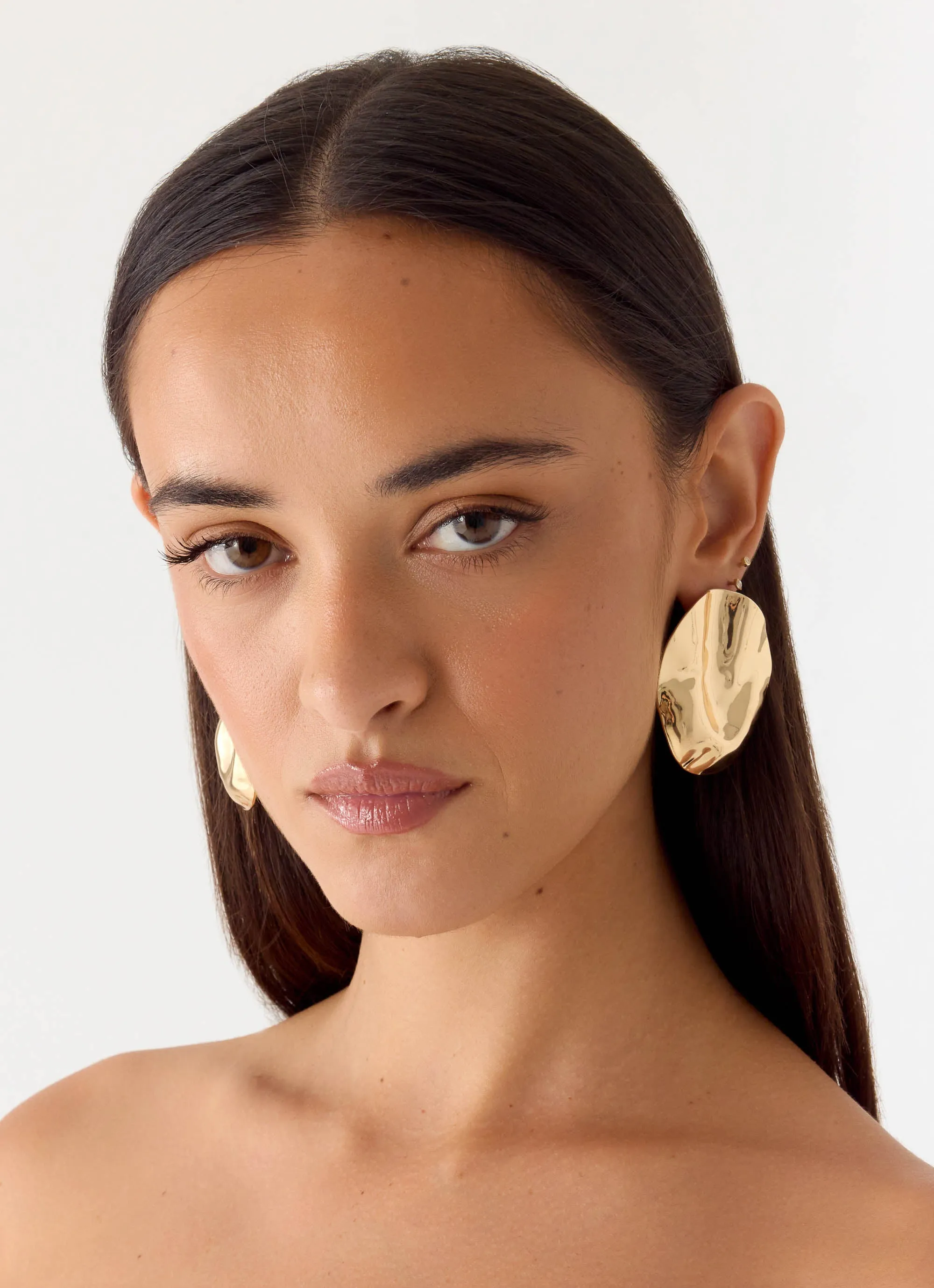 Soft Linger Earings - Gold sold by Peppermayo product image thumbnail 4