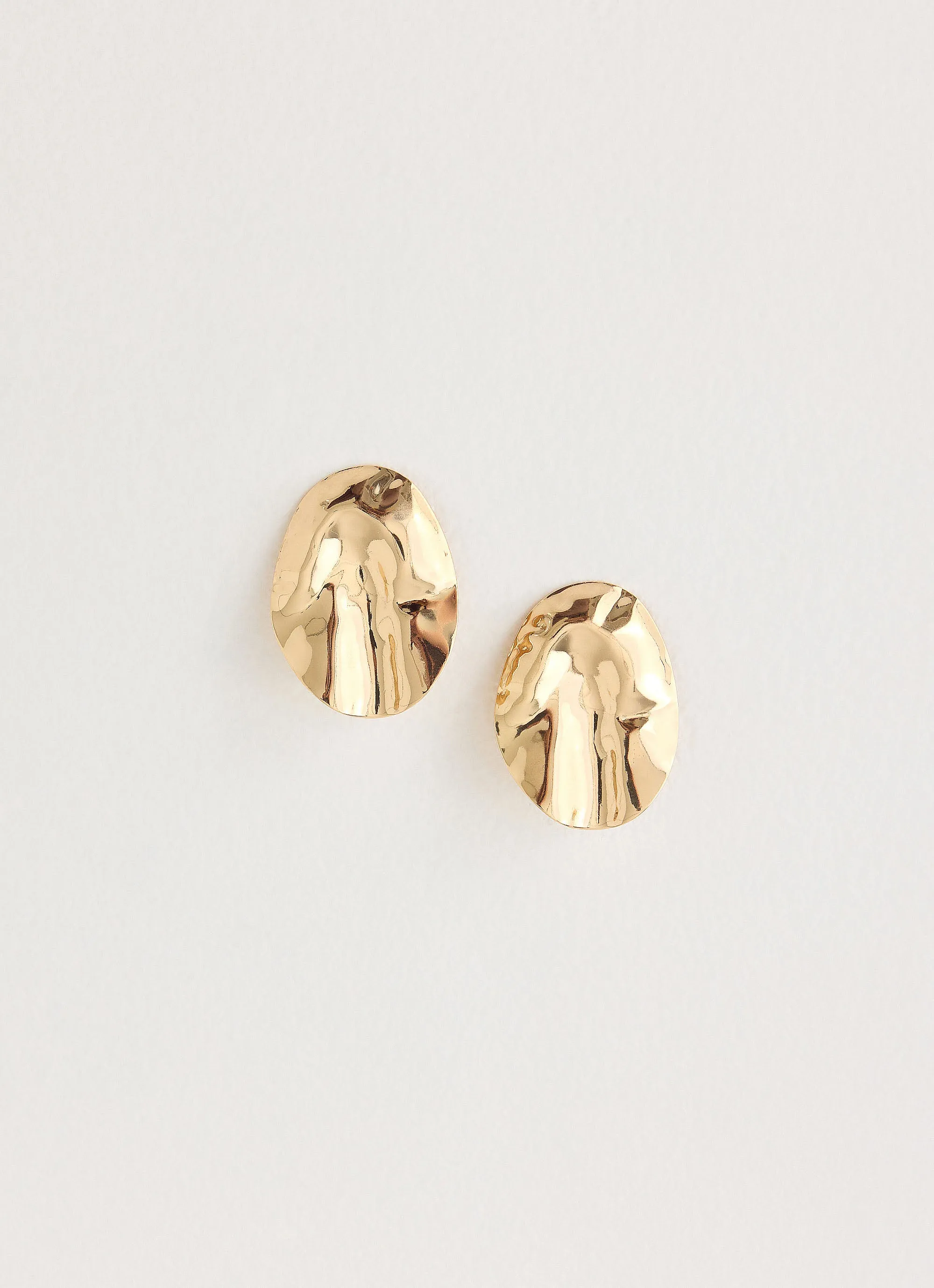 Soft Linger Earings - Gold sold by Peppermayo