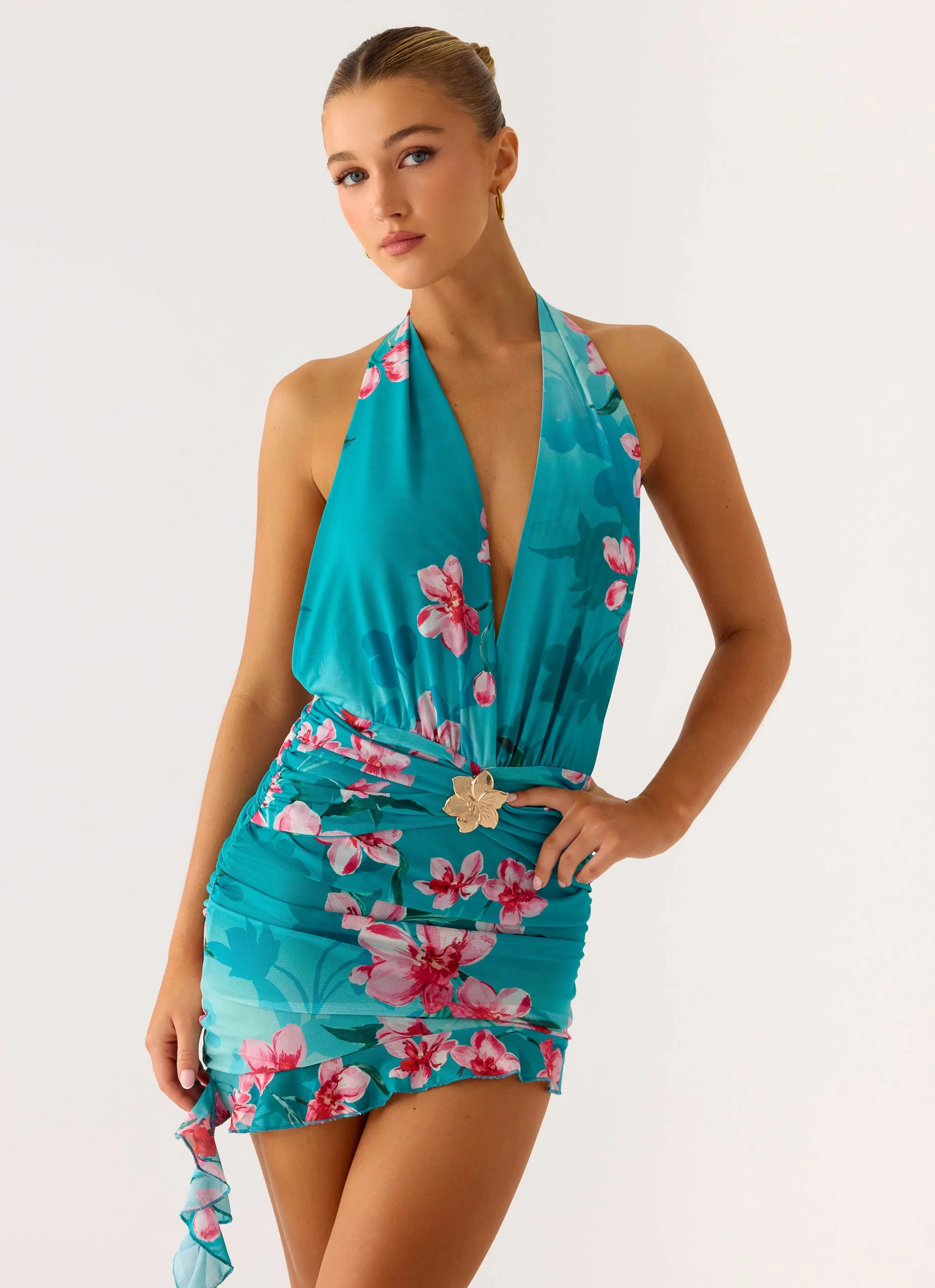 Samar Mini Dress - Petal Reef sold by Peppermayo product image thumbnail 5