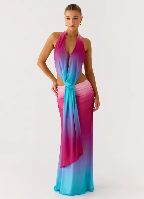 After Bloom Maxi Dress - Disco Ombre made by Peppermayo