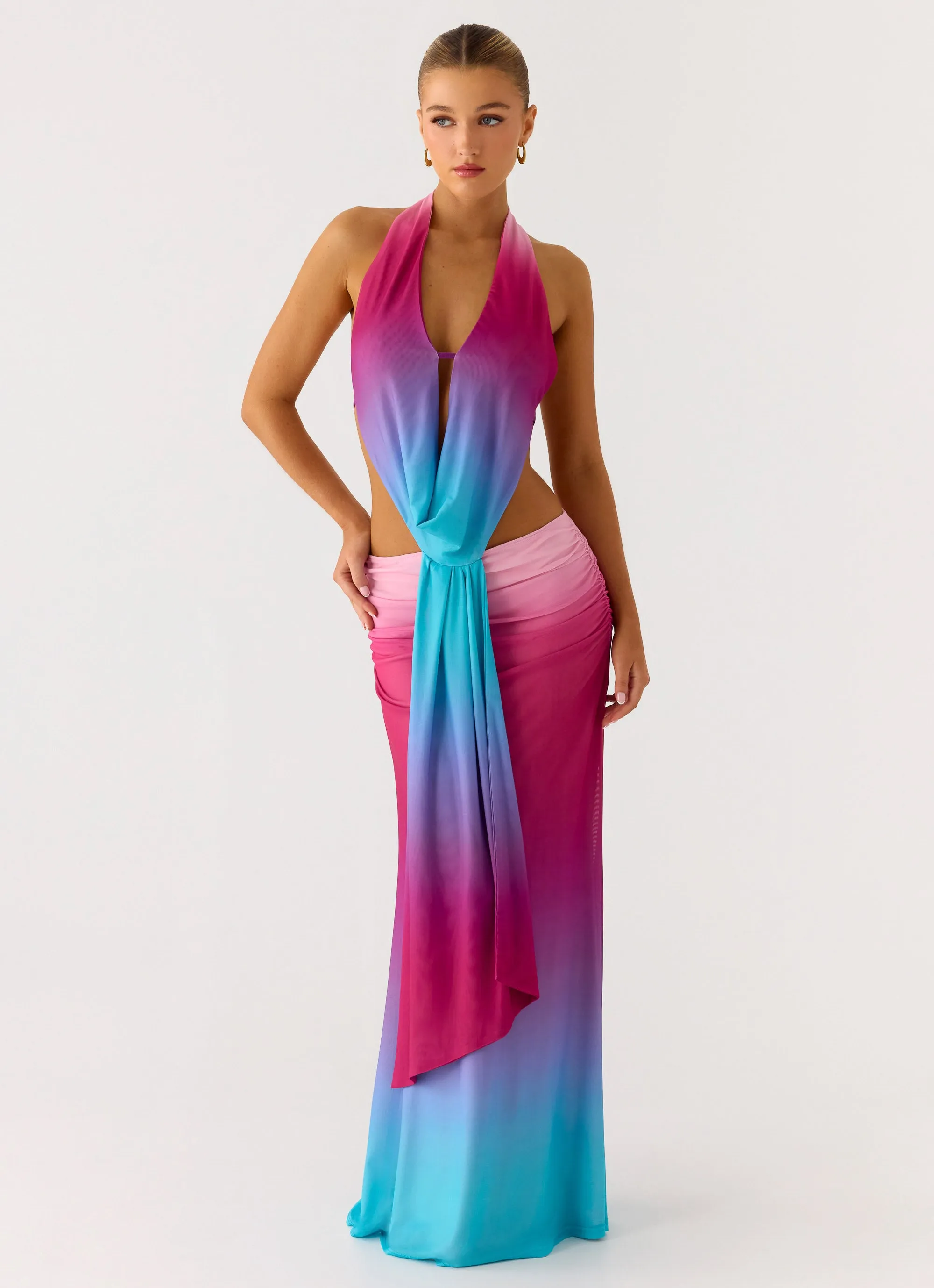 After Bloom Maxi Dress - Disco Ombre sold by Peppermayo
