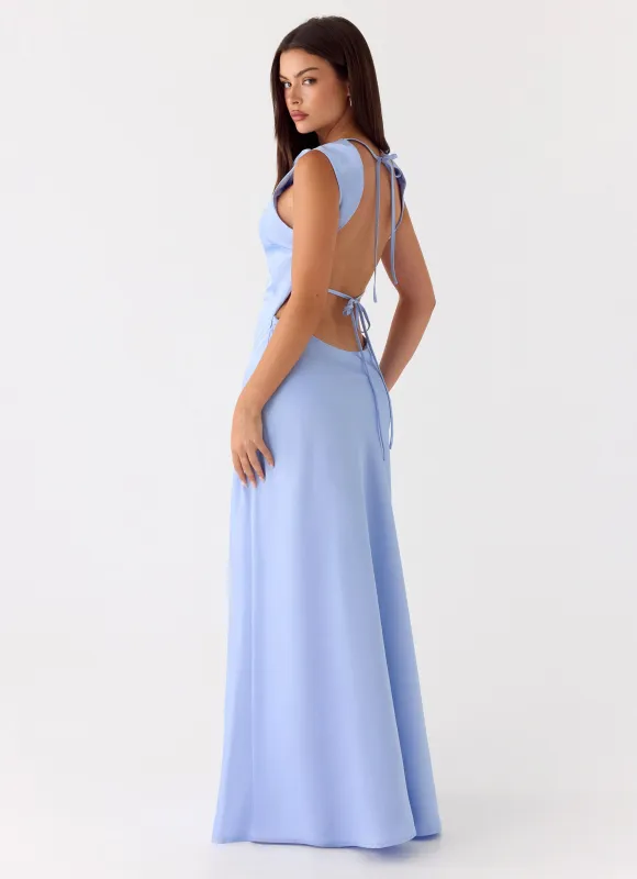 Kaiden Maxi Dress - Blue sold by Peppermayo
