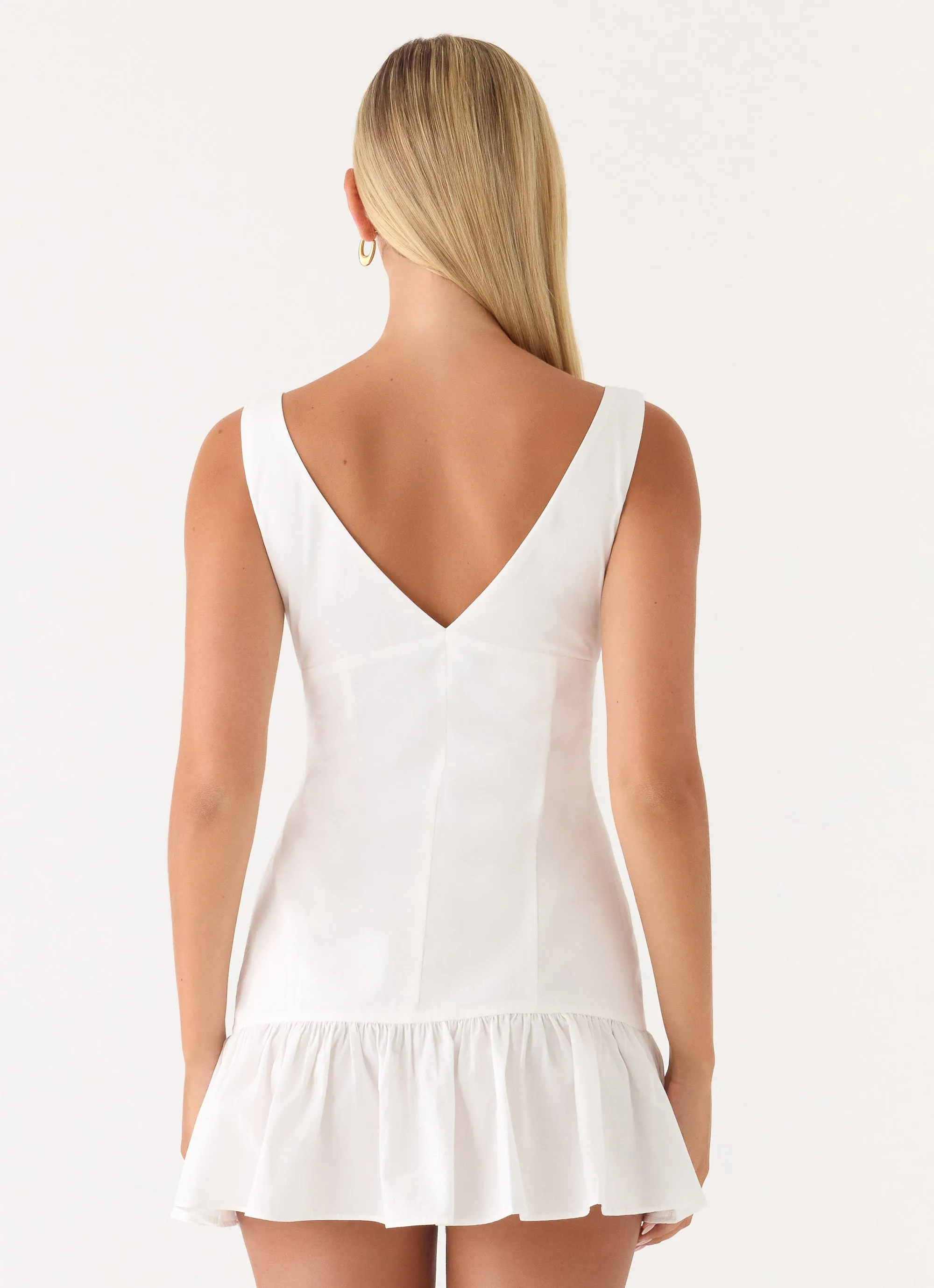 Gretel Mini Dress - White sold by Peppermayo product image thumbnail 2