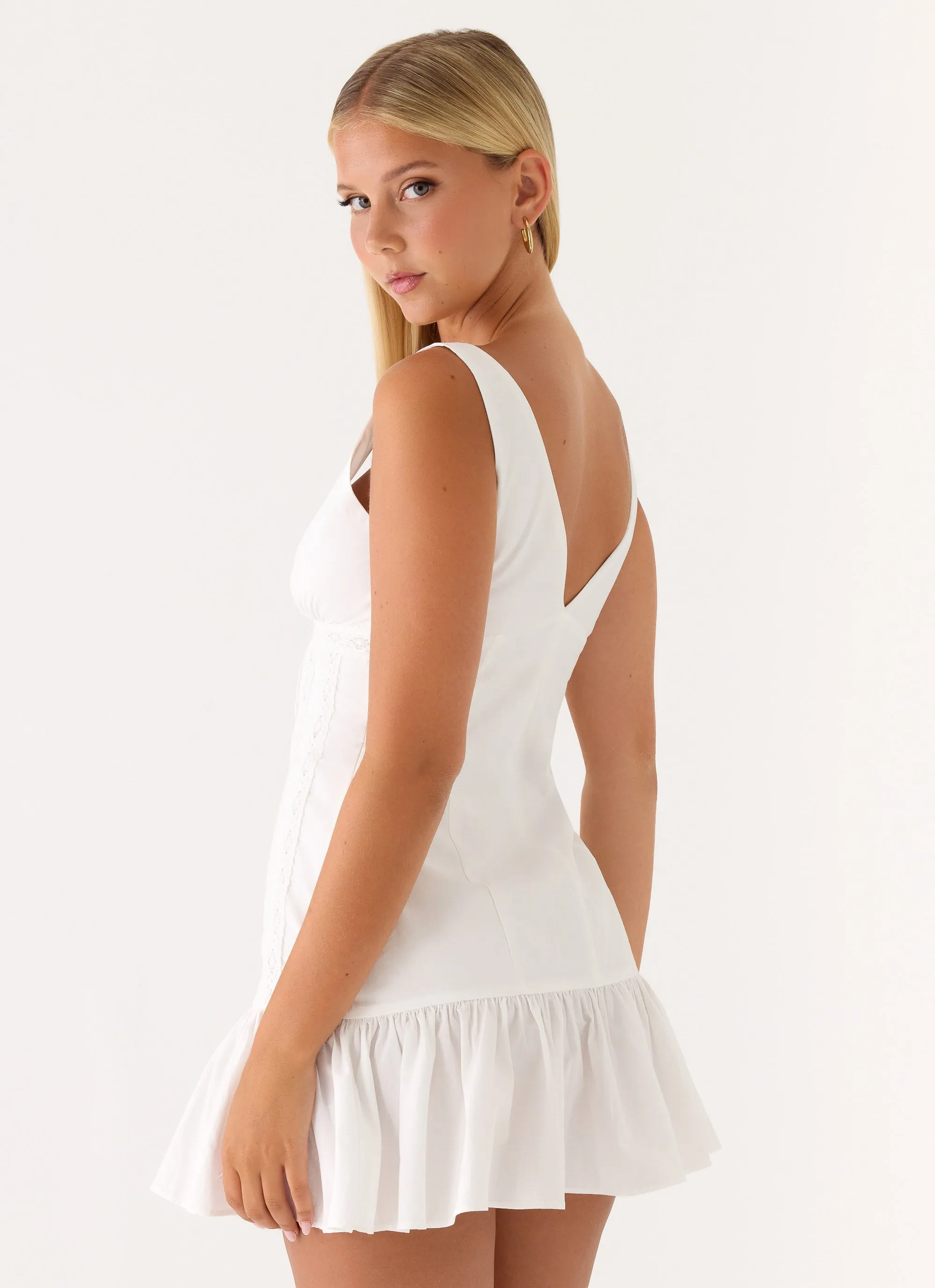 Gretel Mini Dress - White sold by Peppermayo product image thumbnail 4