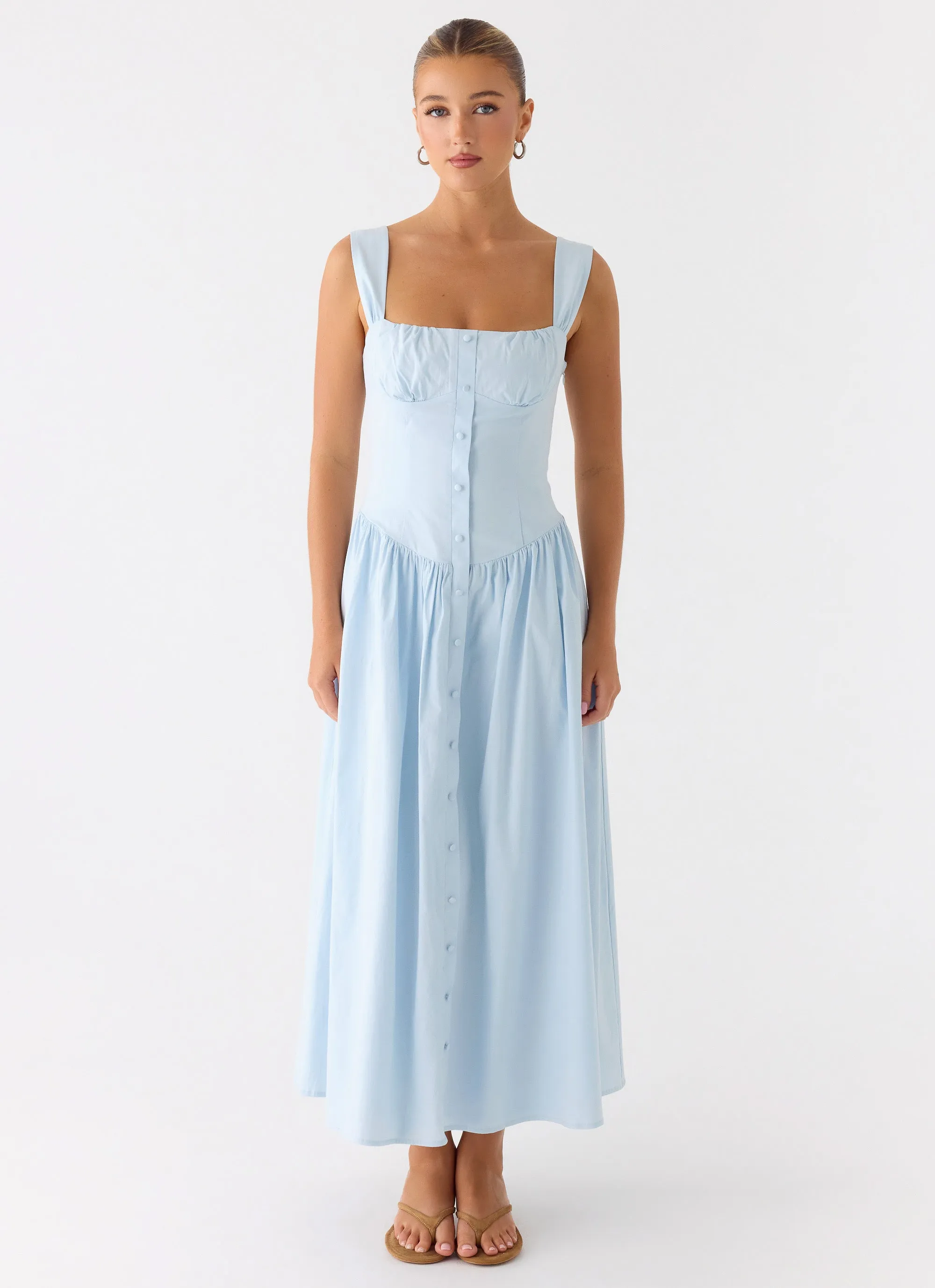 Emmalina Midi Dress - Blue sold by Peppermayo product image thumbnail 4