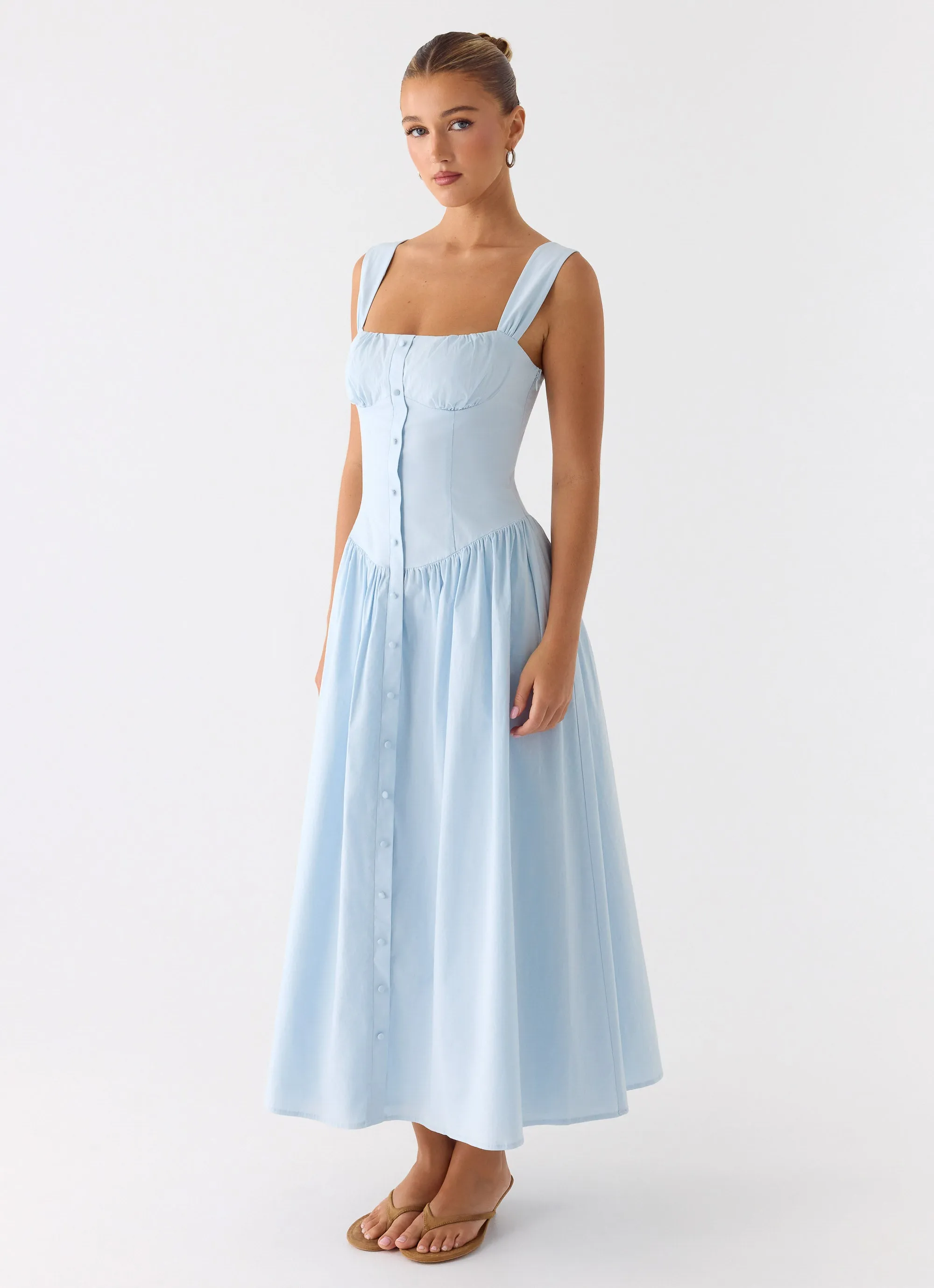 Emmalina Midi Dress - Blue sold by Peppermayo product image thumbnail 5