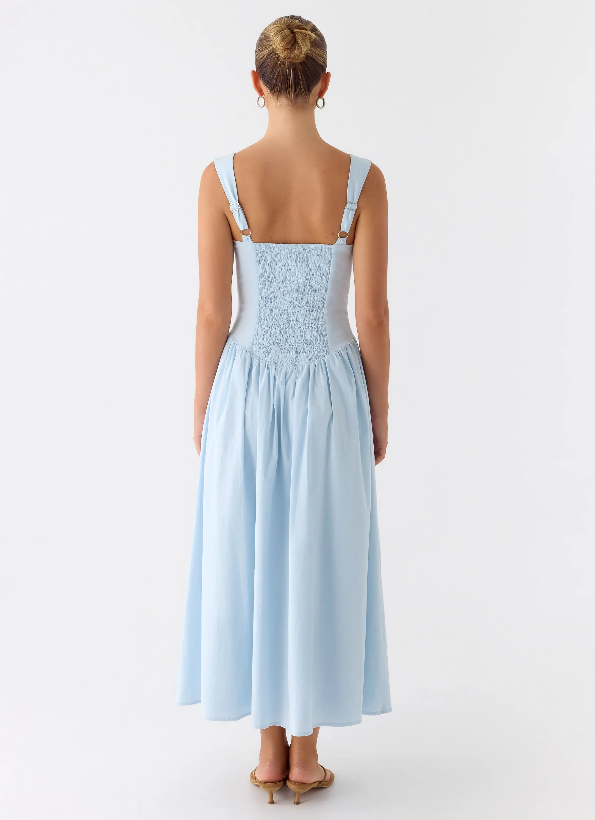 Emmalina Midi Dress - Blue sold by Peppermayo product image thumbnail 3
